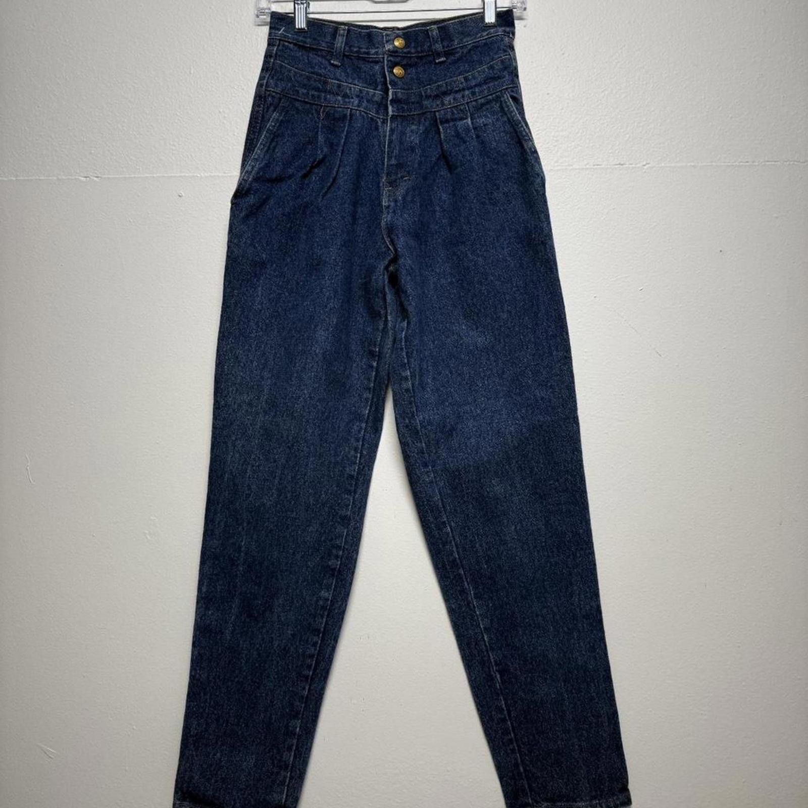 Other 1930s raw denim trousers, talon zipper, snap buttons Size 16 Size 38" / US 16 / IT 52 - 4 Thumbnail