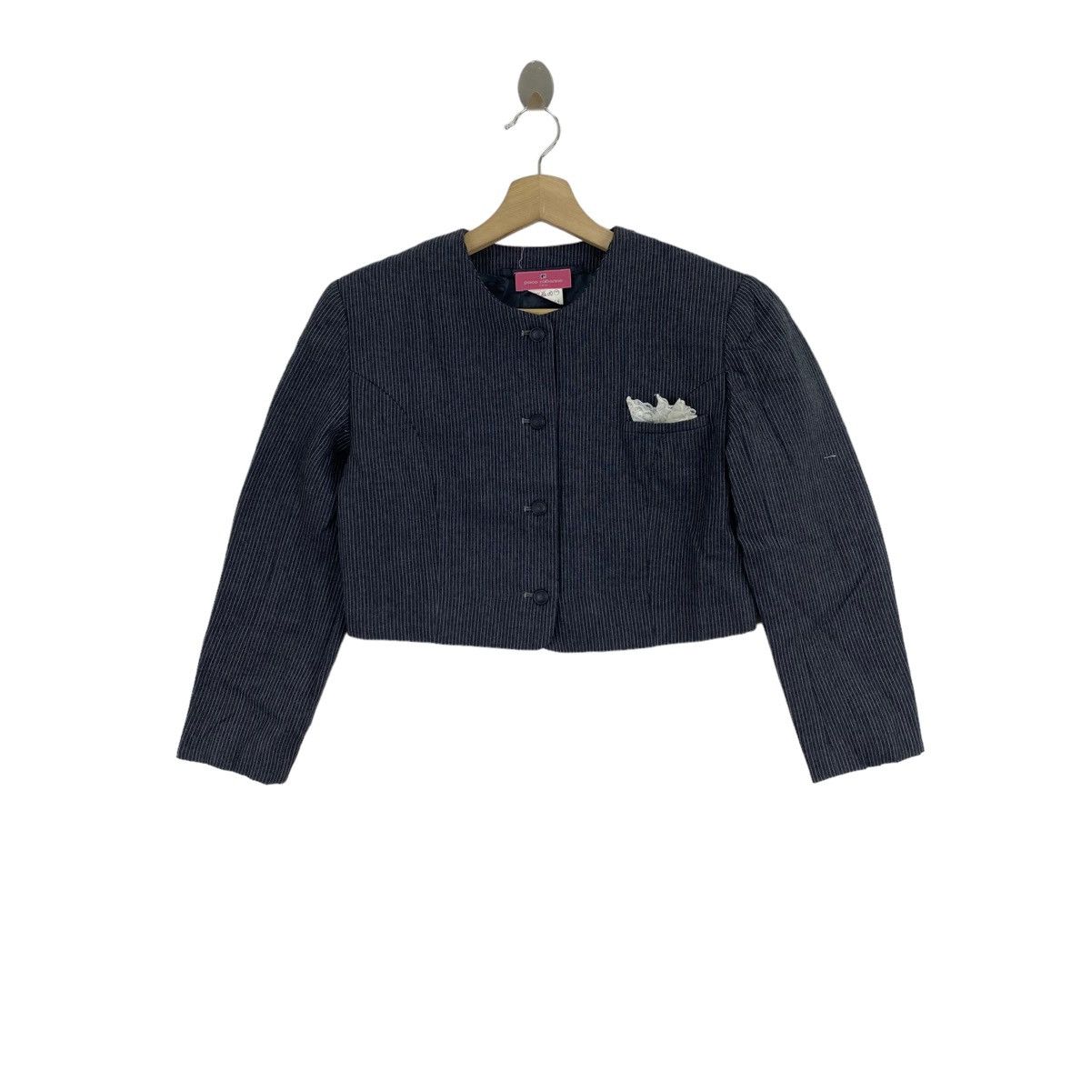 PACO RABANNE PARIS Italian Brand Hickory Stripes Button Up