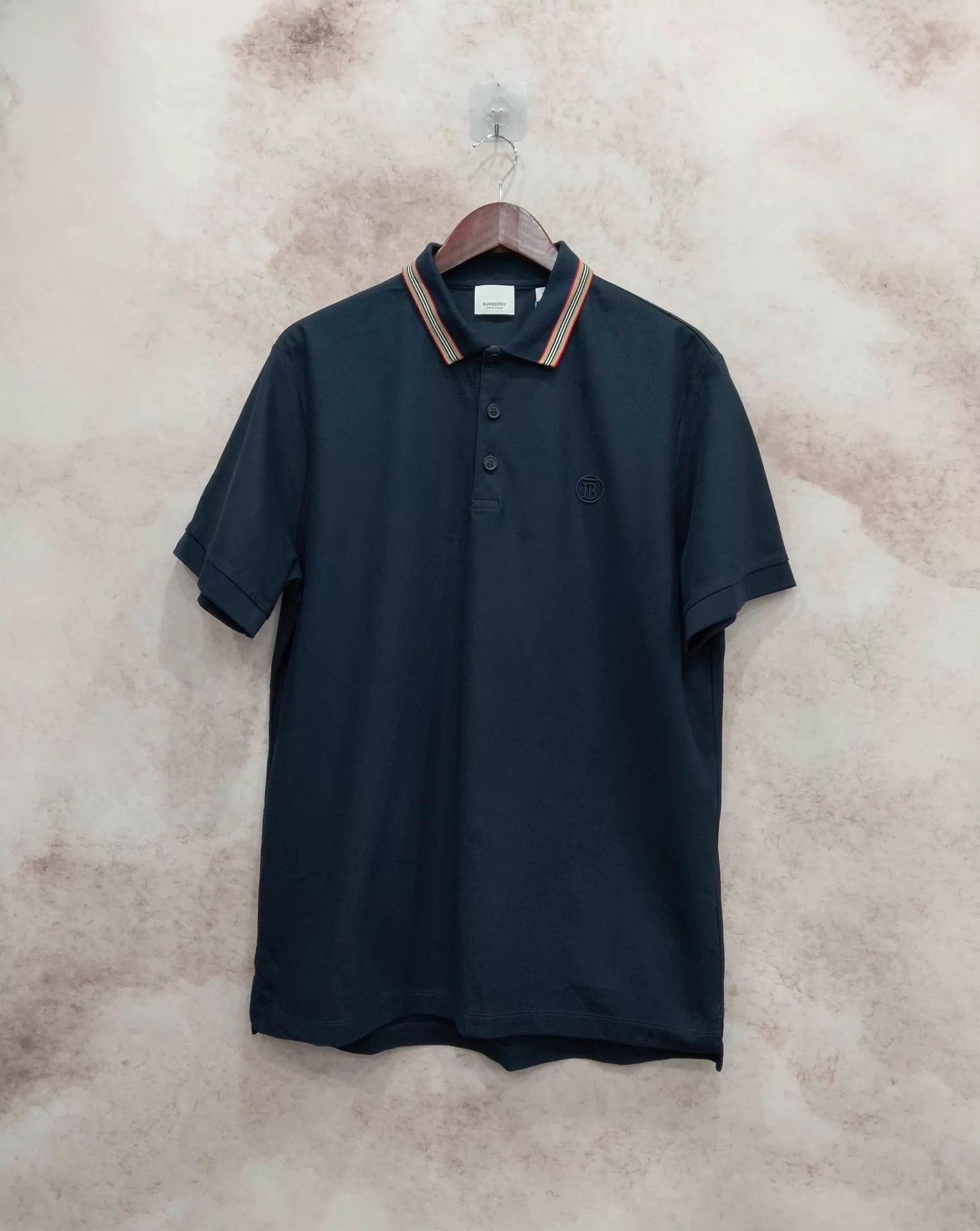 Burberry Burberry Striped Logo Short Sleeve Polo XL 95 New Size US XL / EU 56 / 4 - 1 Thumbnail