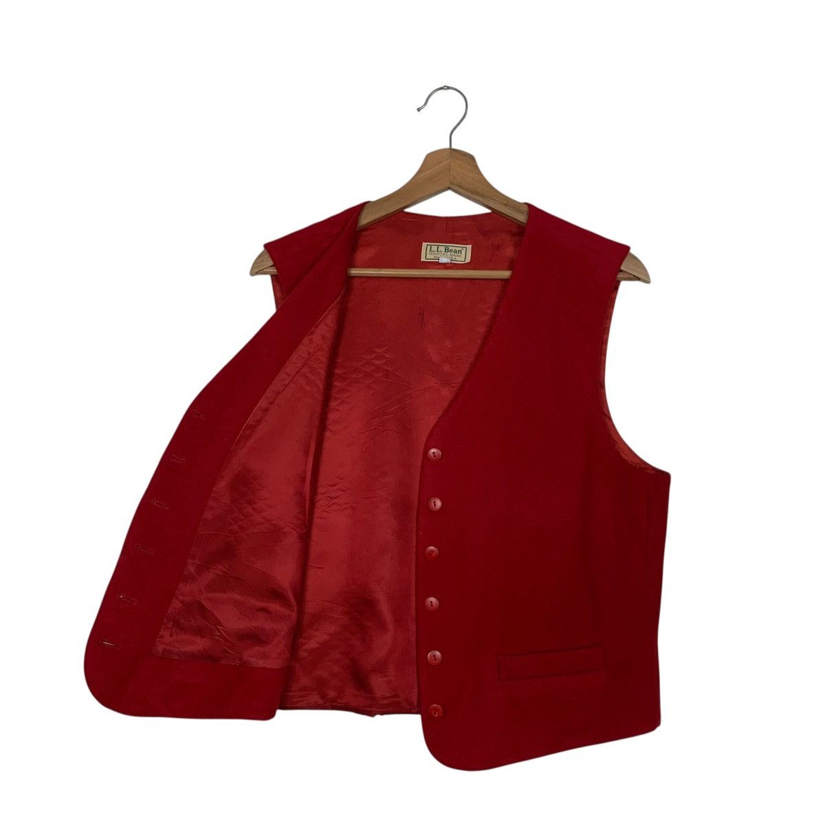 L.L. Bean L.L.BEAN Vest Button Jacket#2935-C133 Size M / US 6-8 / IT 42-44 - 7 Thumbnail