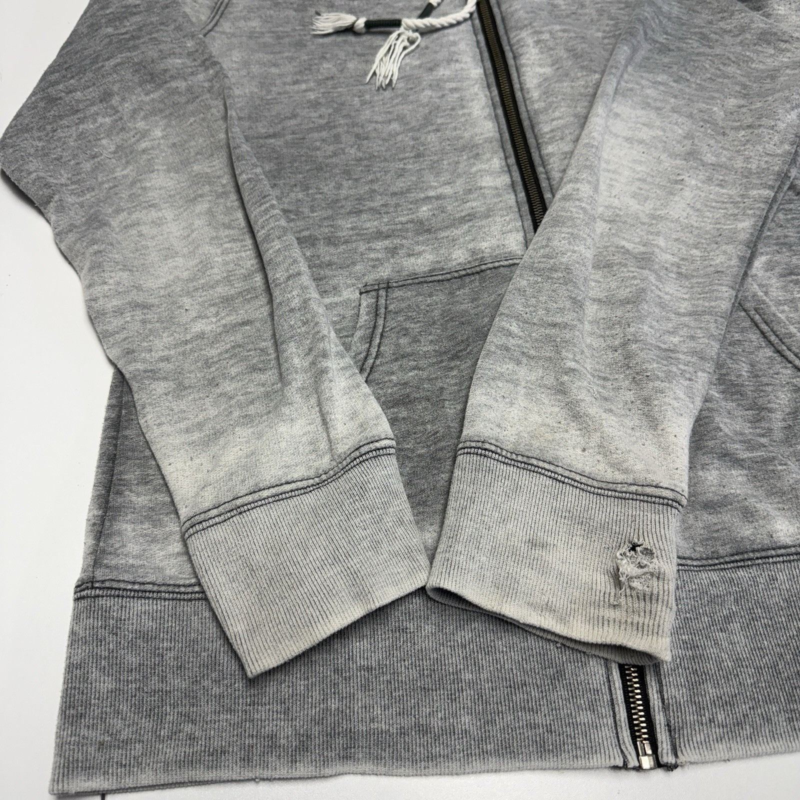 Vintage Roxy Hoodie Sweatshirt Thin Full Zip Gray Womens Large Size L / US 10 / IT 46 - 7 Thumbnail
