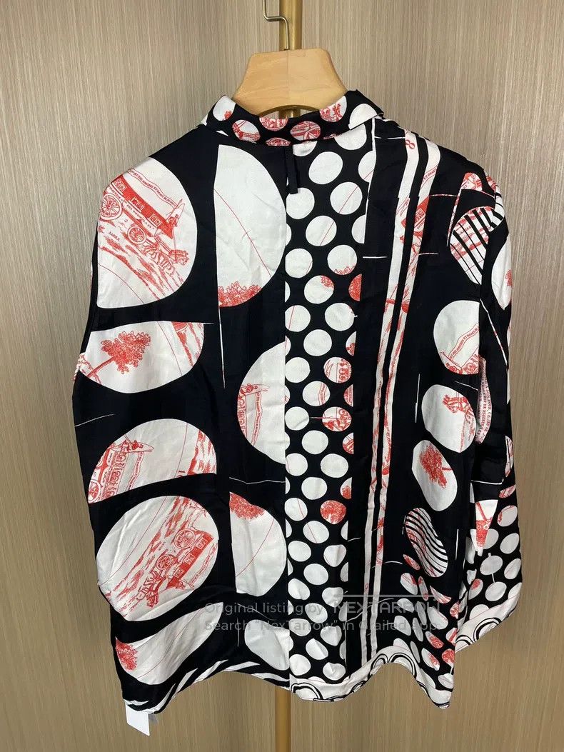 Hermes Hermes Silk Twill Shirt Size XS / US 0-2 / IT 36-38 - 2 Thumbnail