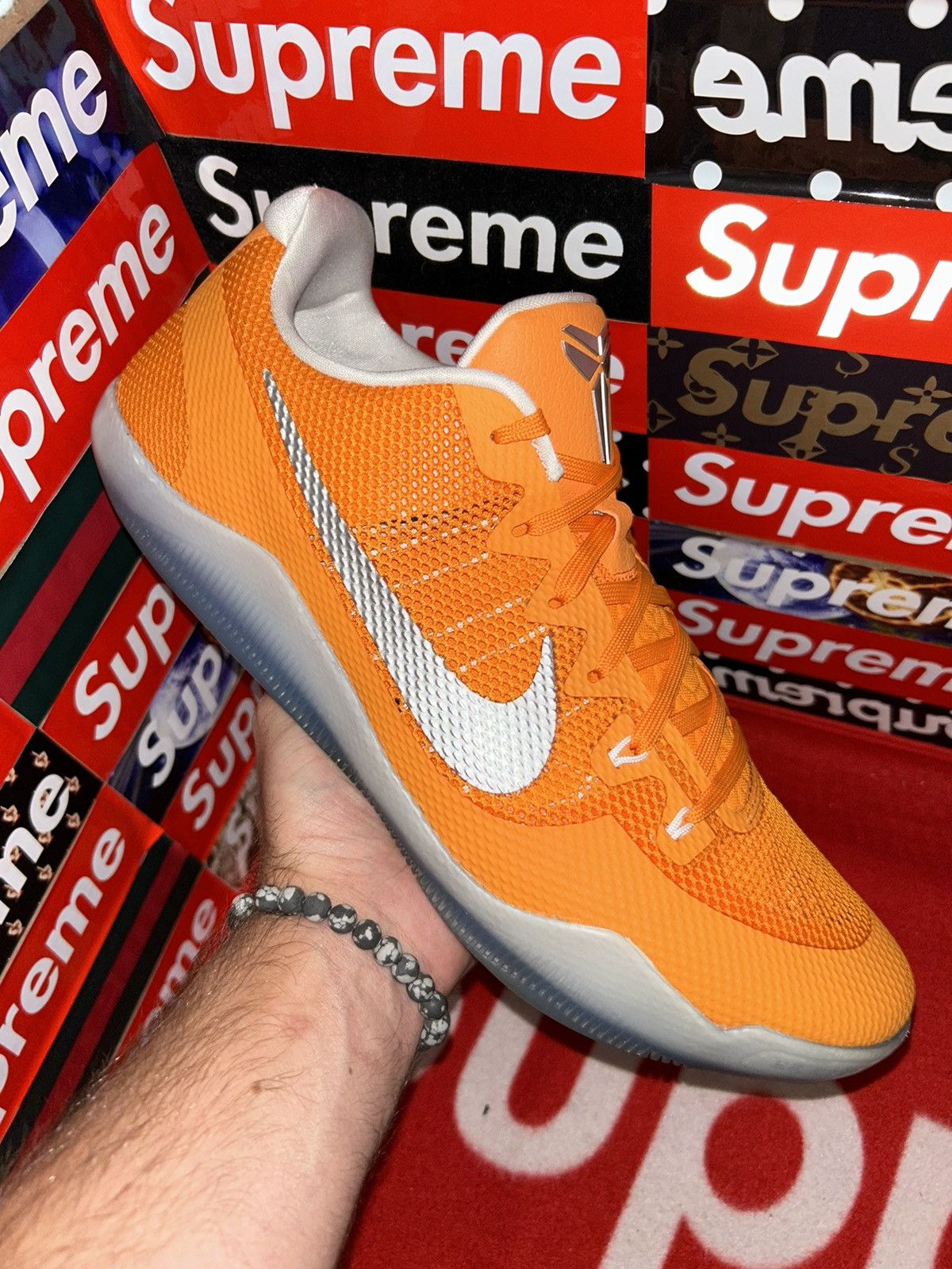 Nike Nike Kobe 11 TB 'Orange' 856485 881 15 VNDS Promo Sample Size US 15 / EU 48 - 8 Thumbnail