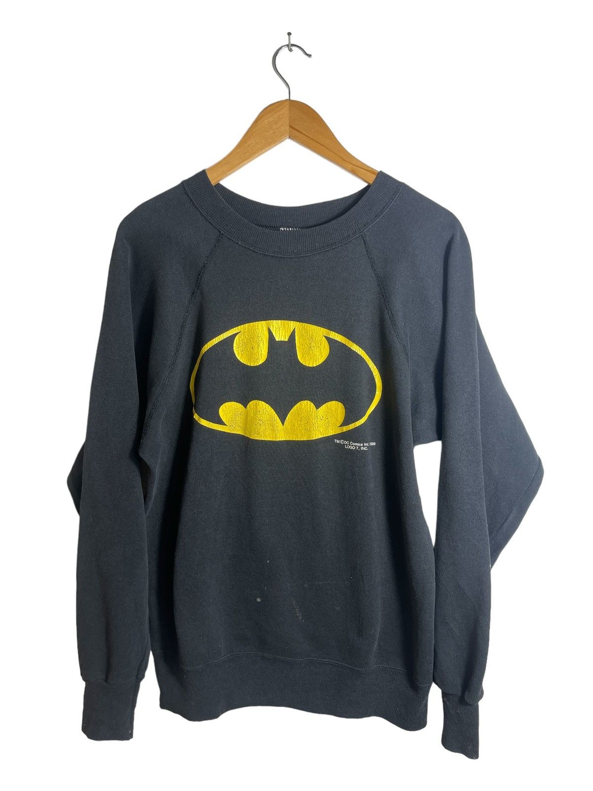 DC Comics × Vintage Vintage 1989 Batman Big logo dc comic sweatshirt jumper Size US M / EU 48-50 / 2 - 1 Thumbnail