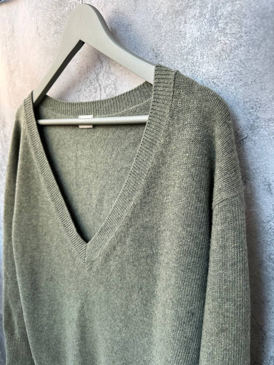Other Celtic Co Geelong V-Neck Sweater Relaxed Jumper Long Sleeve Size L / US 10 / IT 46 - 6 Thumbnail
