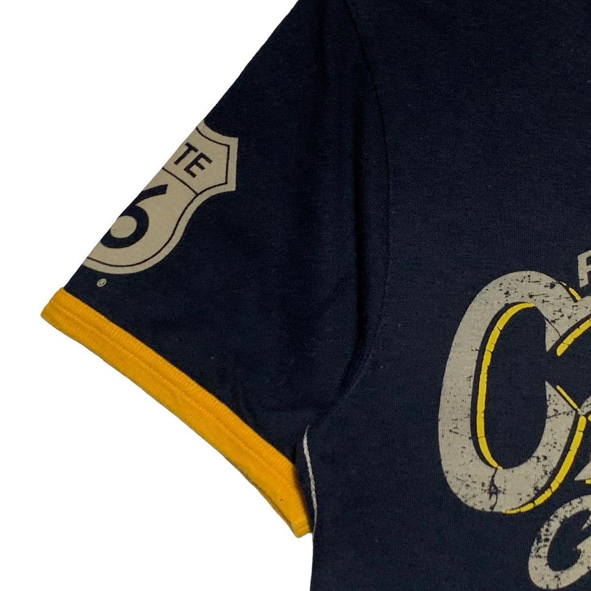 Japanese Brand 2000S ROUTE66 CHICAGO GROWTH RINGER TEE Size US M / EU 48-50 / 2 - 5 Thumbnail