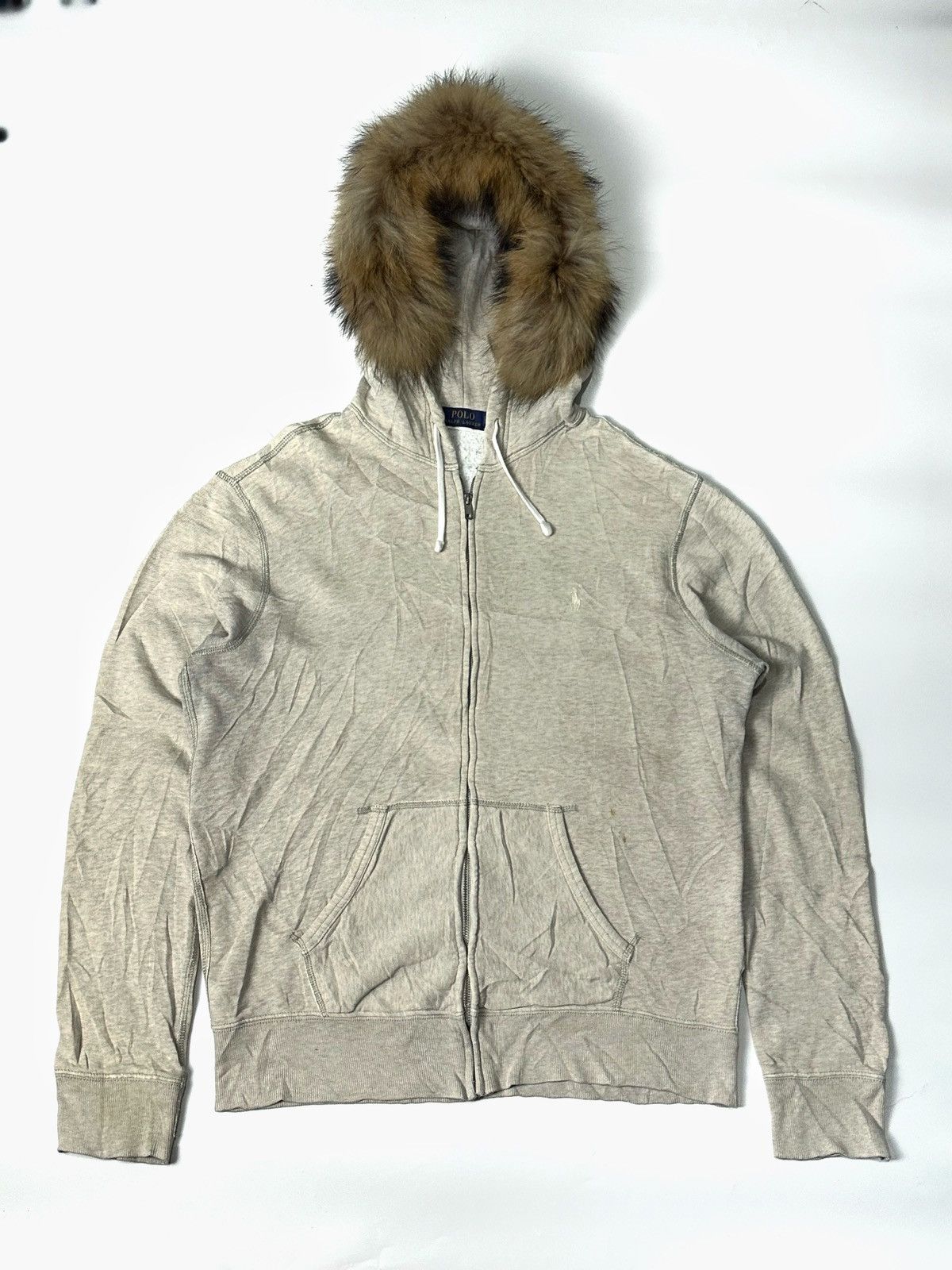 Polo Ralph Lauren Faux Fur ZipHoodie Polo Ralph Lauren Faded Color Size US L / EU 52-54 / 3 - 1 Thumbnail