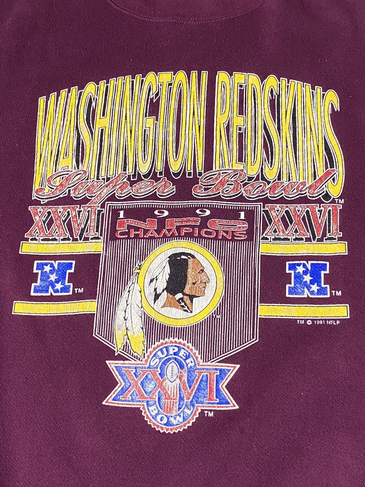 Vintage Vintage Washington Redskins Super Bowl sweatshirt (2XL) Size US XXL / EU 58 / 5 - 3 Thumbnail