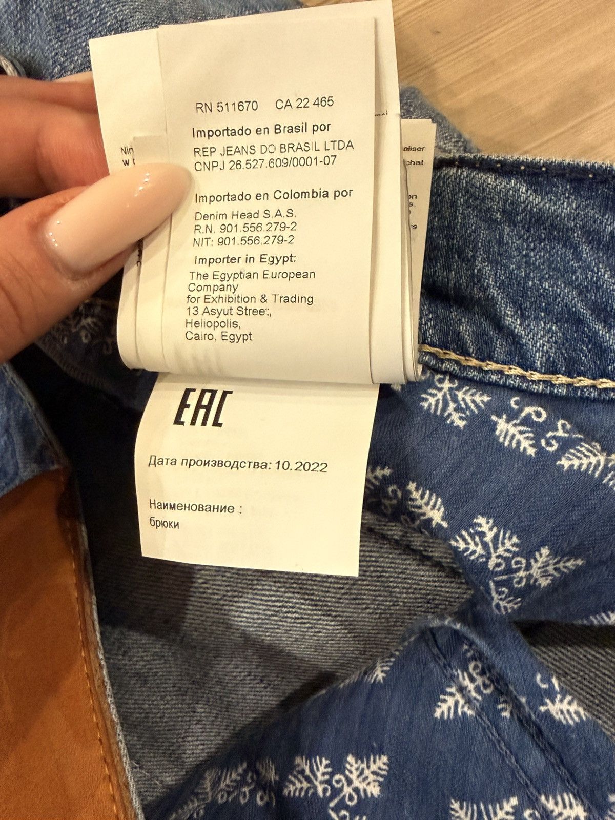 Replay Replay Sandot Relaxed Tapered Distressed Blue Jeans W33 L30 Size US 33 - 11 Thumbnail