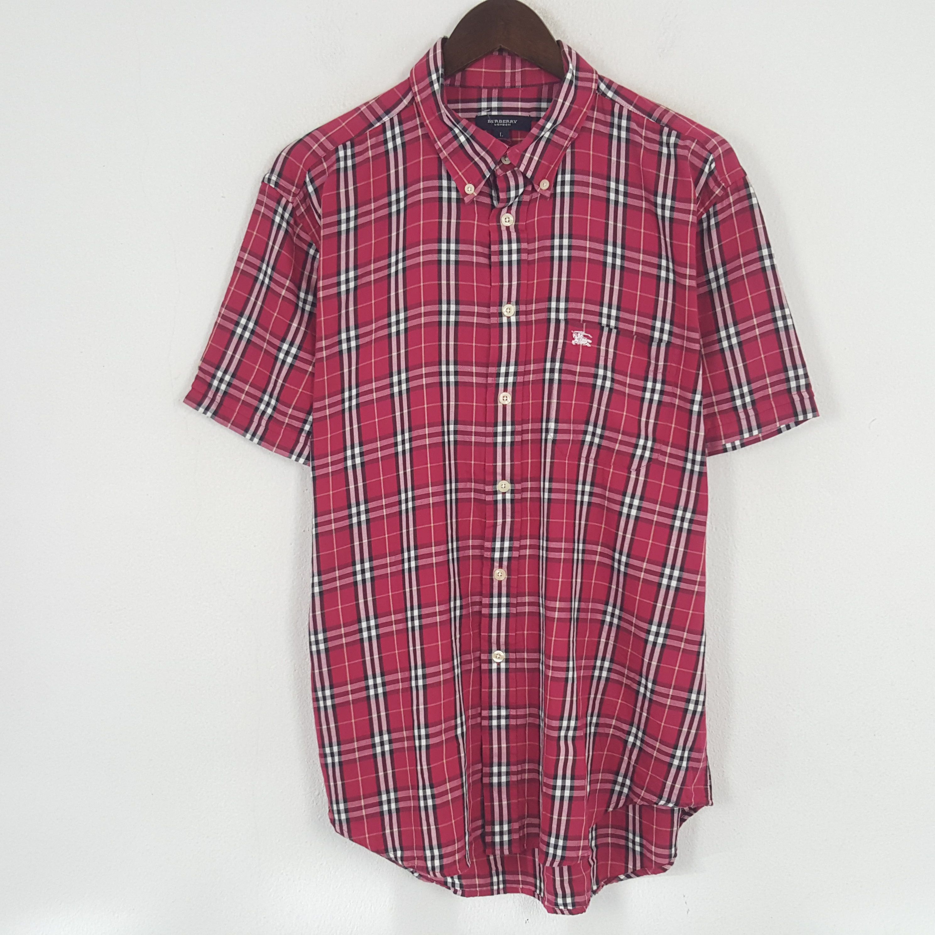 Burberry × Vintage Vintage Burberry London Button Up Shirt Size US L / EU 52-54 / 3 - 1 Thumbnail