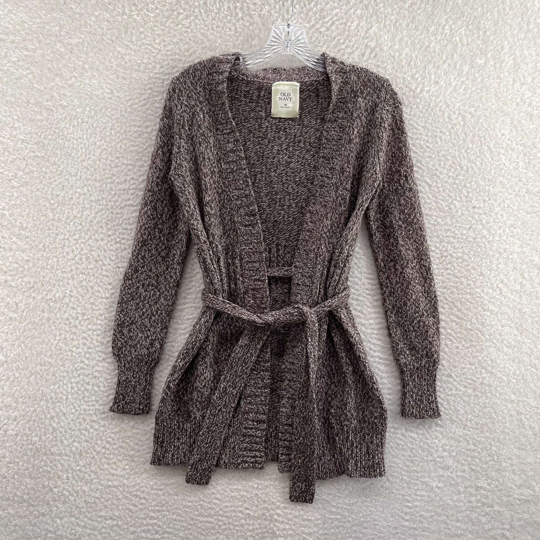 Old Navy VINTAGE Old Navy Cardigan Sweater Medium Pink Lambs Wool Angora Grunge Boho Fairy Y2K Womens Size M / US 6-8 / IT 42-44 - 2 Thumbnail