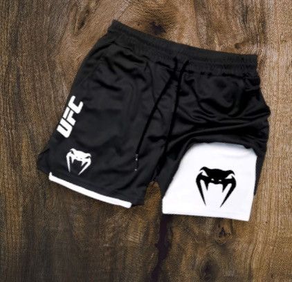 Other Black & white UFC shorts #UFC Size US 40 / EU 56 - 1 Preview