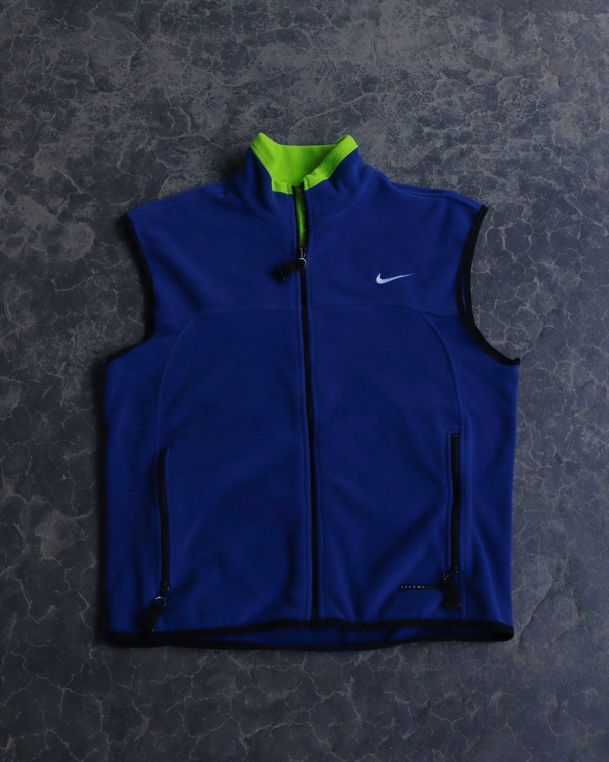 Vintage Vintage Nike ACG Fleece Blue Sleeveless Vest CRAZY GORPCORE Size US L / EU 52-54 / 3 - 1 Thumbnail