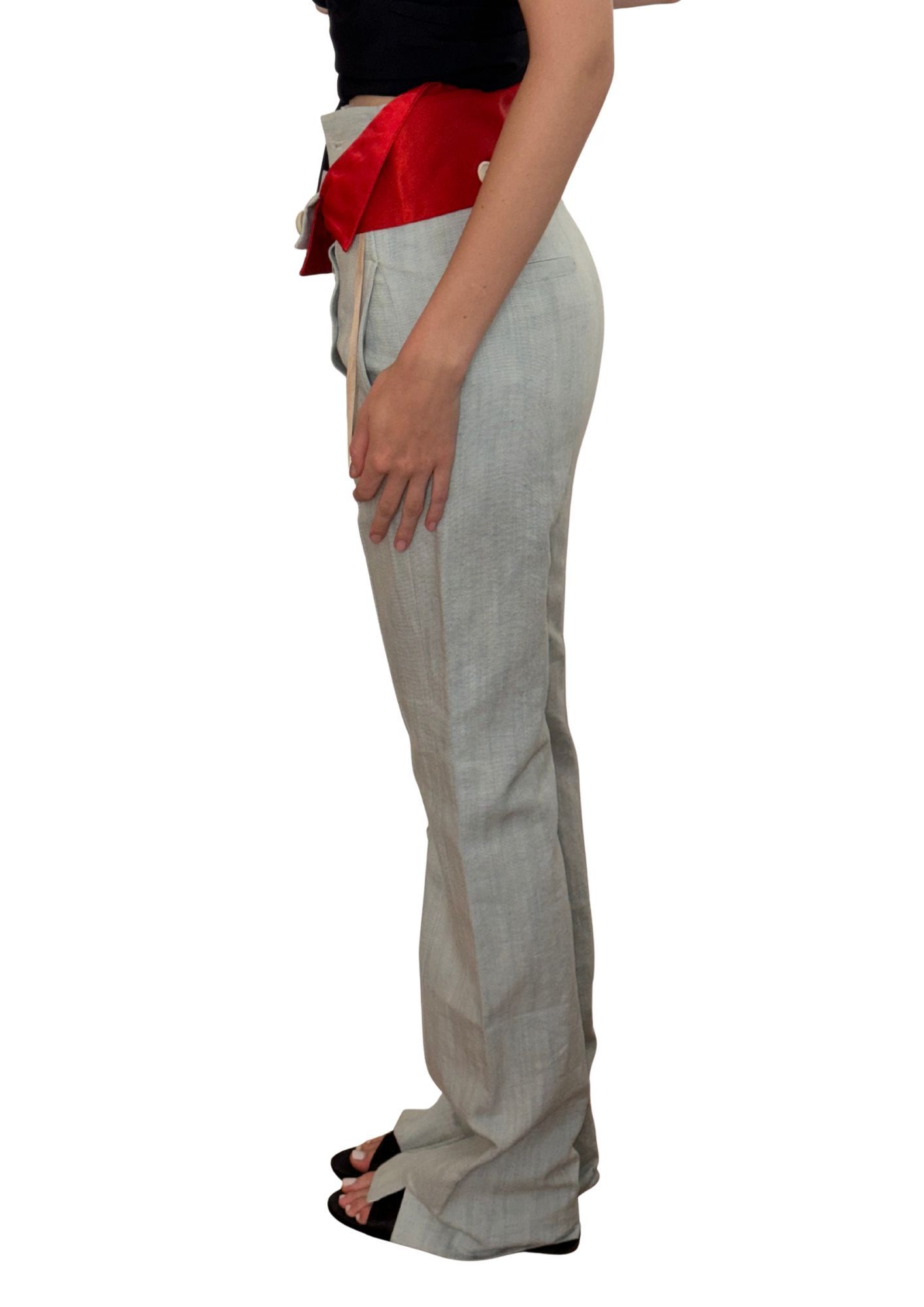 Ann Demeulemeester Ann Demeulemeester Trousers Size 26" / US 2 / IT 38 - 2 Thumbnail