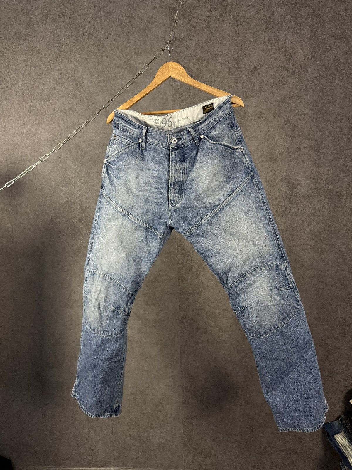 G-Star G Star Raw vintage biker jeans Size US 34 / EU 50 - 1 Thumbnail