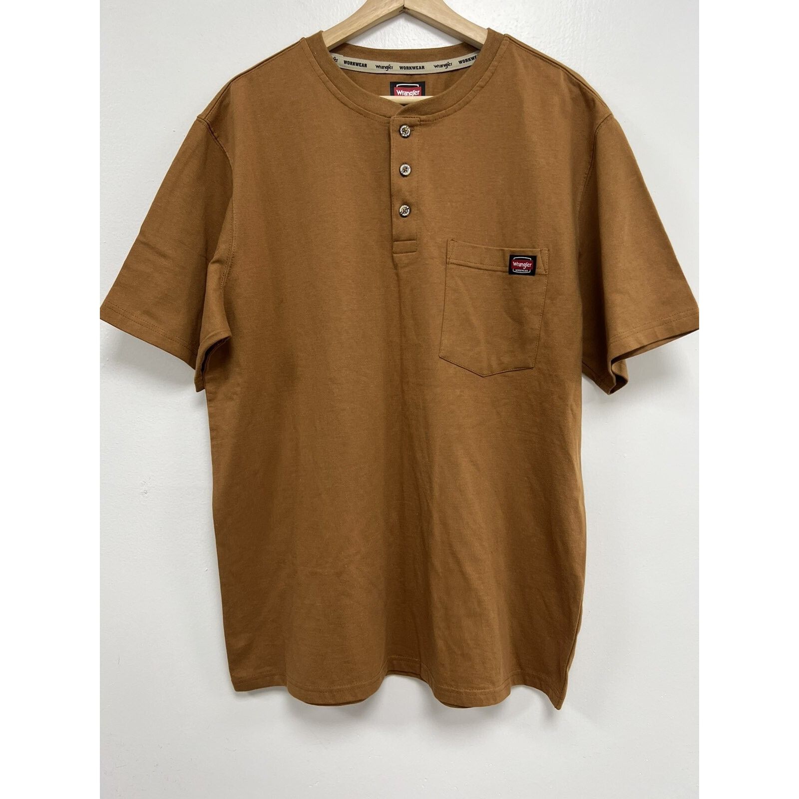 Wrangler Wrangler Work Wear Short Sleeve Brown Size L A001991 Size US L / EU 52-54 / 3 - 2 Thumbnail