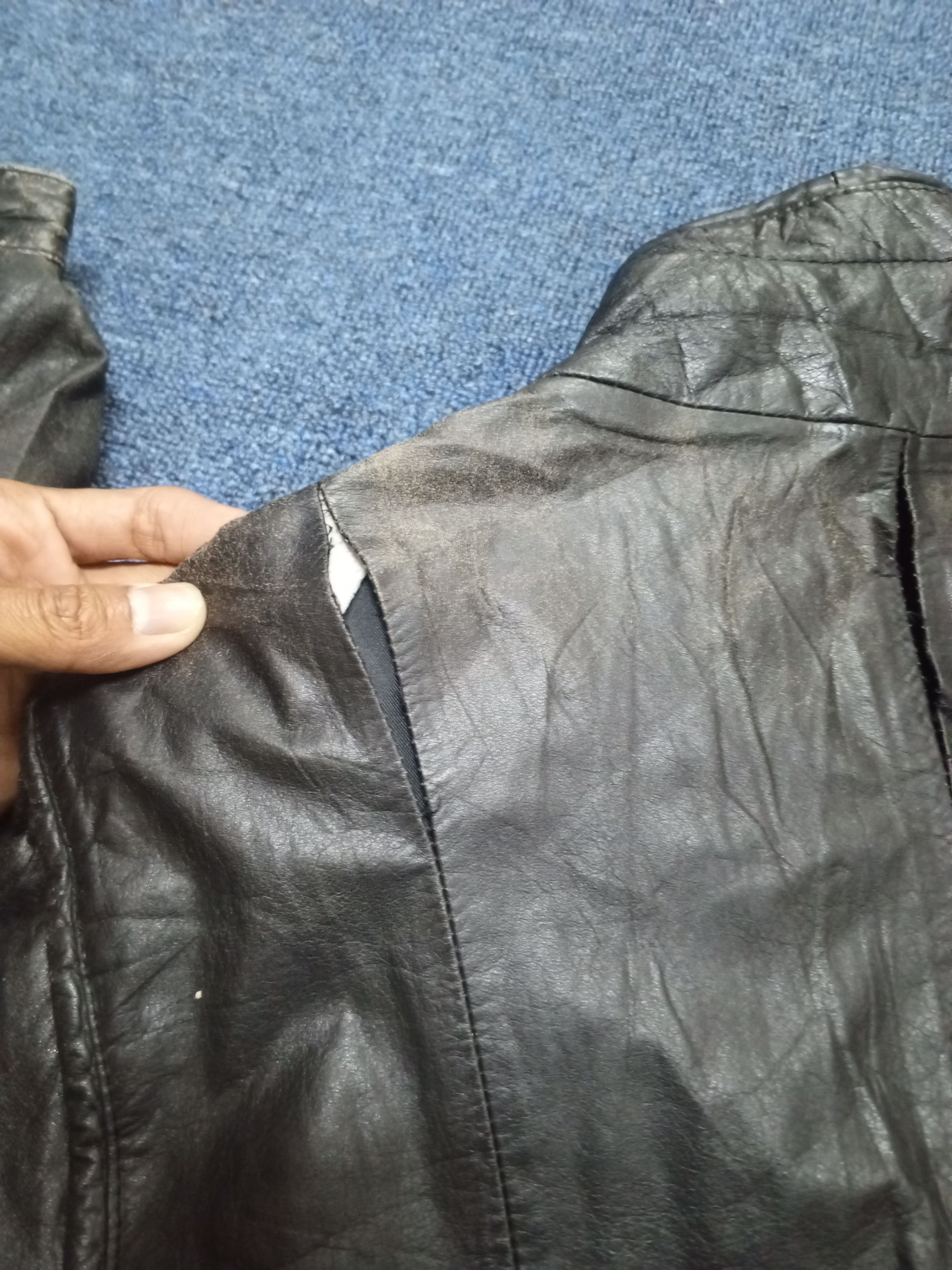 Japanese Brand × Leather Julia partina Japan brand leather jacket Size US M / EU 48-50 / 2 - 8 Thumbnail