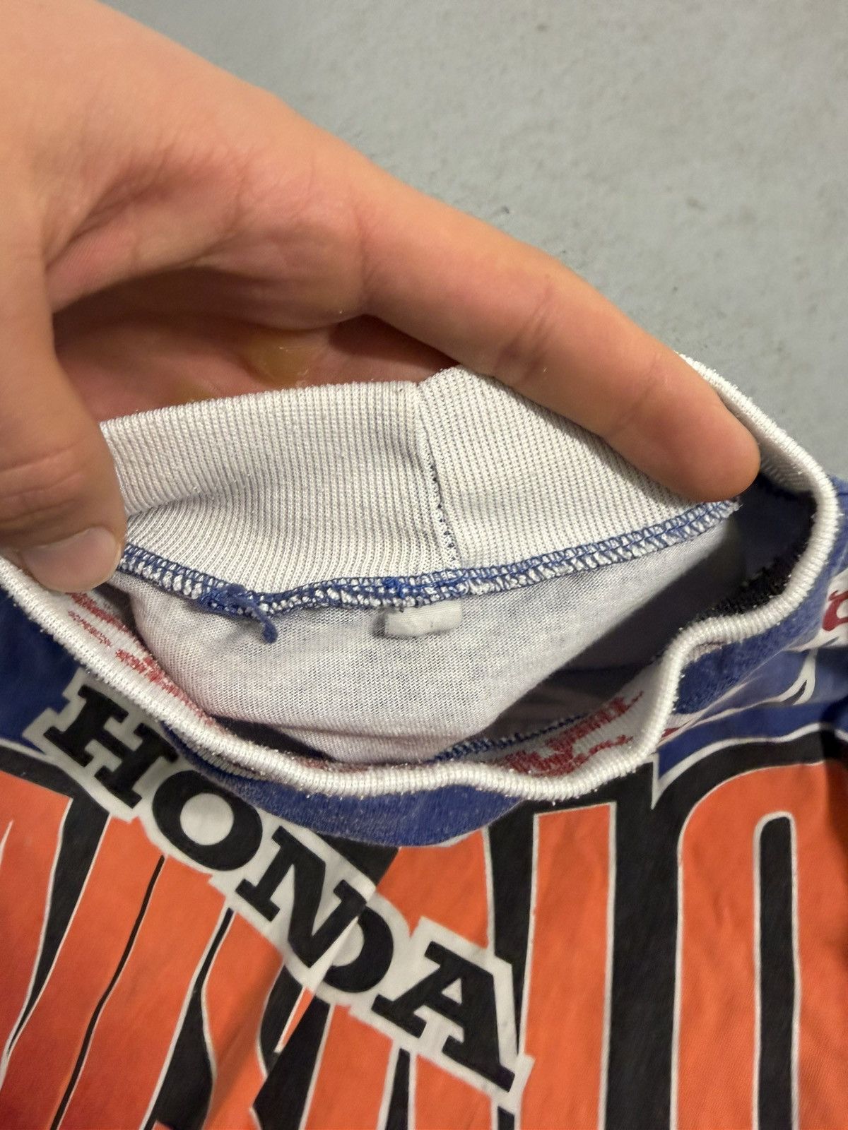 Honda Vintage 1994 Sinisalo Moto Worldwide Motocross Honda Tee Size US L / EU 52-54 / 3 - 10 Thumbnail