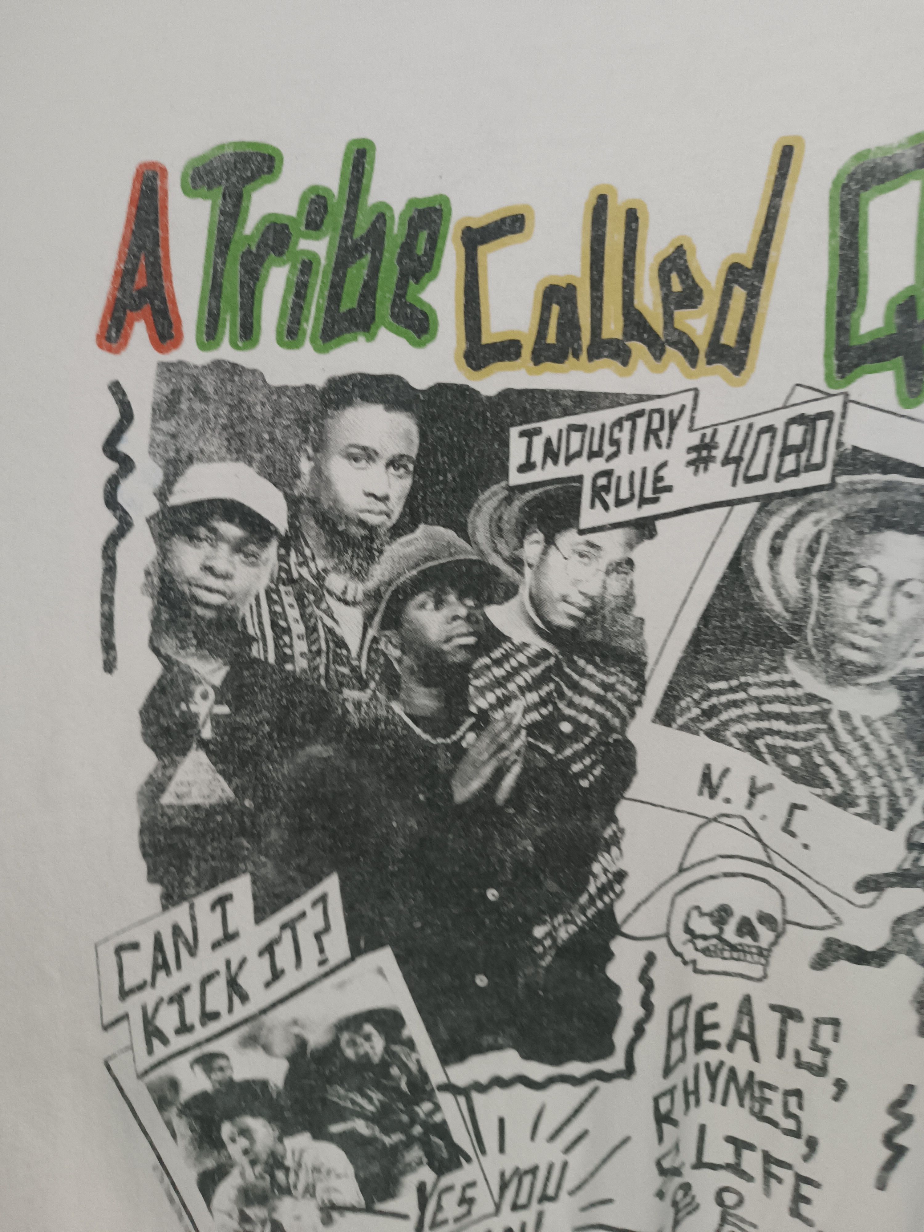 Rap Tees VINTAGE A TRIBE CALLED QUEST FADED TEE wutang nwa dre Size US L / EU 52-54 / 3 - 10 Thumbnail