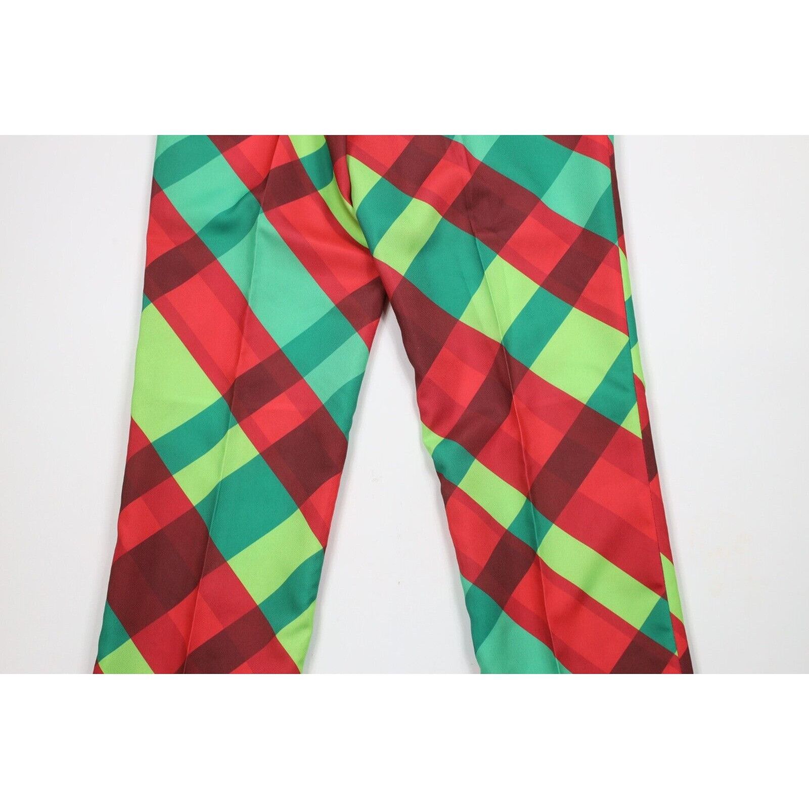 Vintage New Brave Man Christmas Plaid 3 Piece Suit 36R Size 36R - 19 Thumbnail