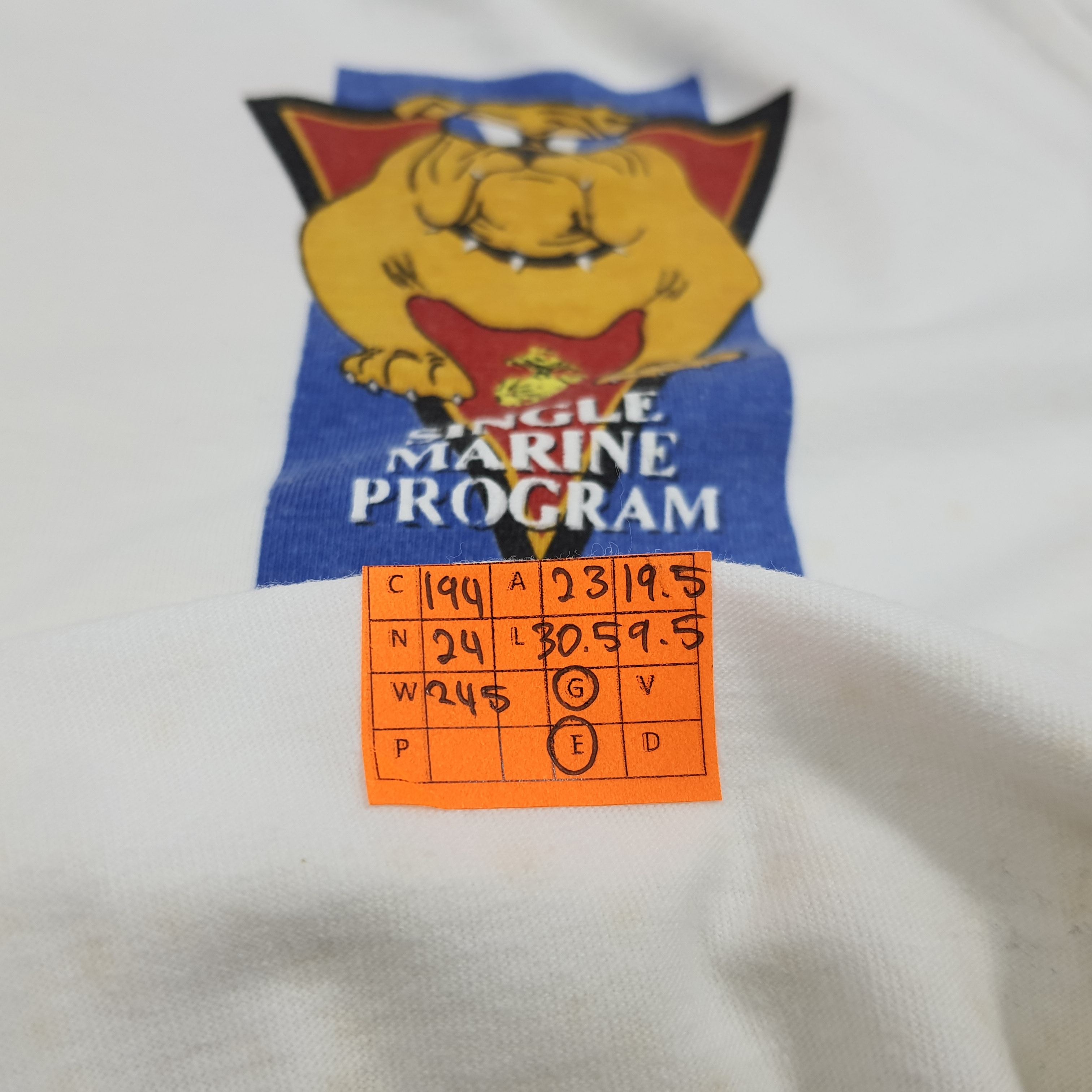 Vintage Vintage SMP Single Marine Program America Tshirt Size US XL / EU 56 / 4 - 7 Thumbnail