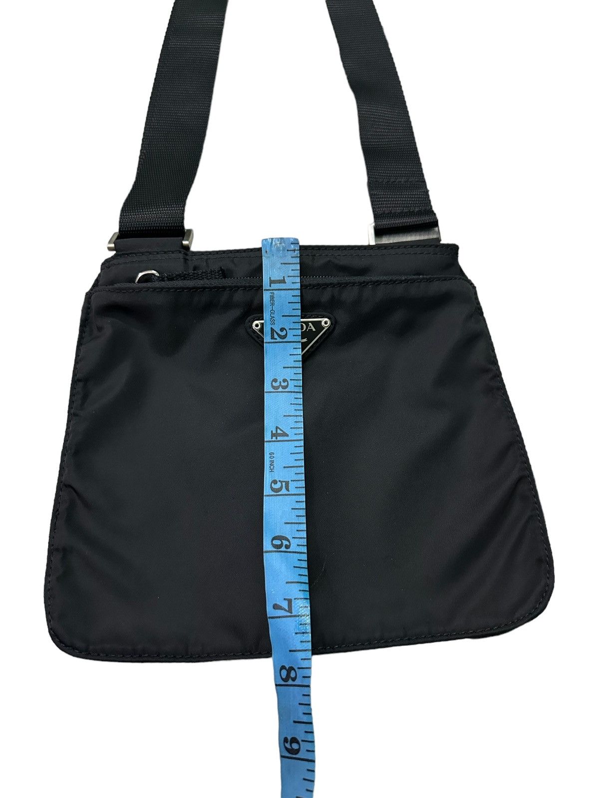 Prada AUTHENTIC VINTAGE PRADA B7372 BLACK NYLON CROSSBODY BAG Size ONE SIZE - 7 Thumbnail