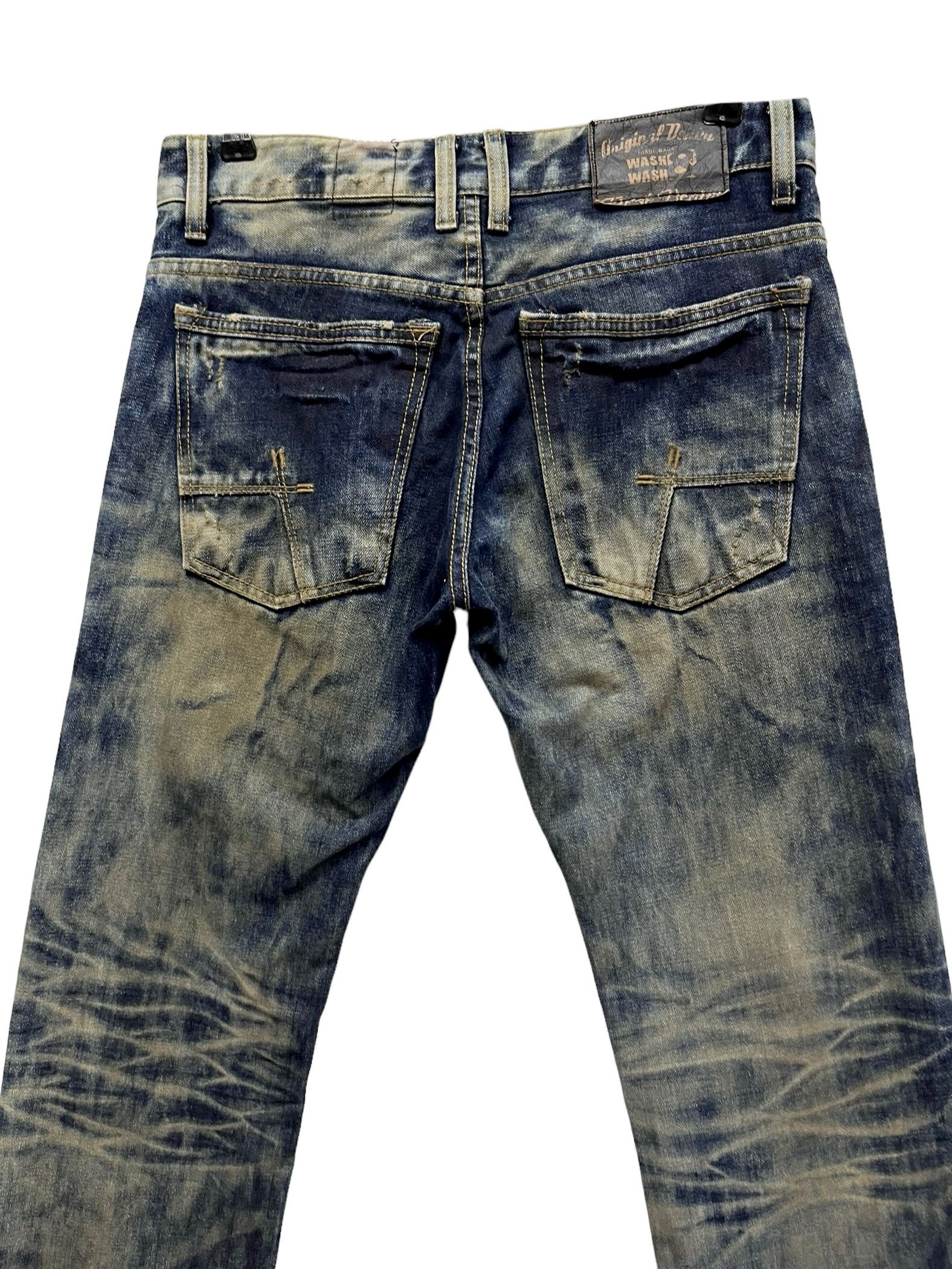 Seditionaries 🔥CRAZY Mudwash Seditionaries Punk Slim Fit Denim Size US 29 - 4 Thumbnail
