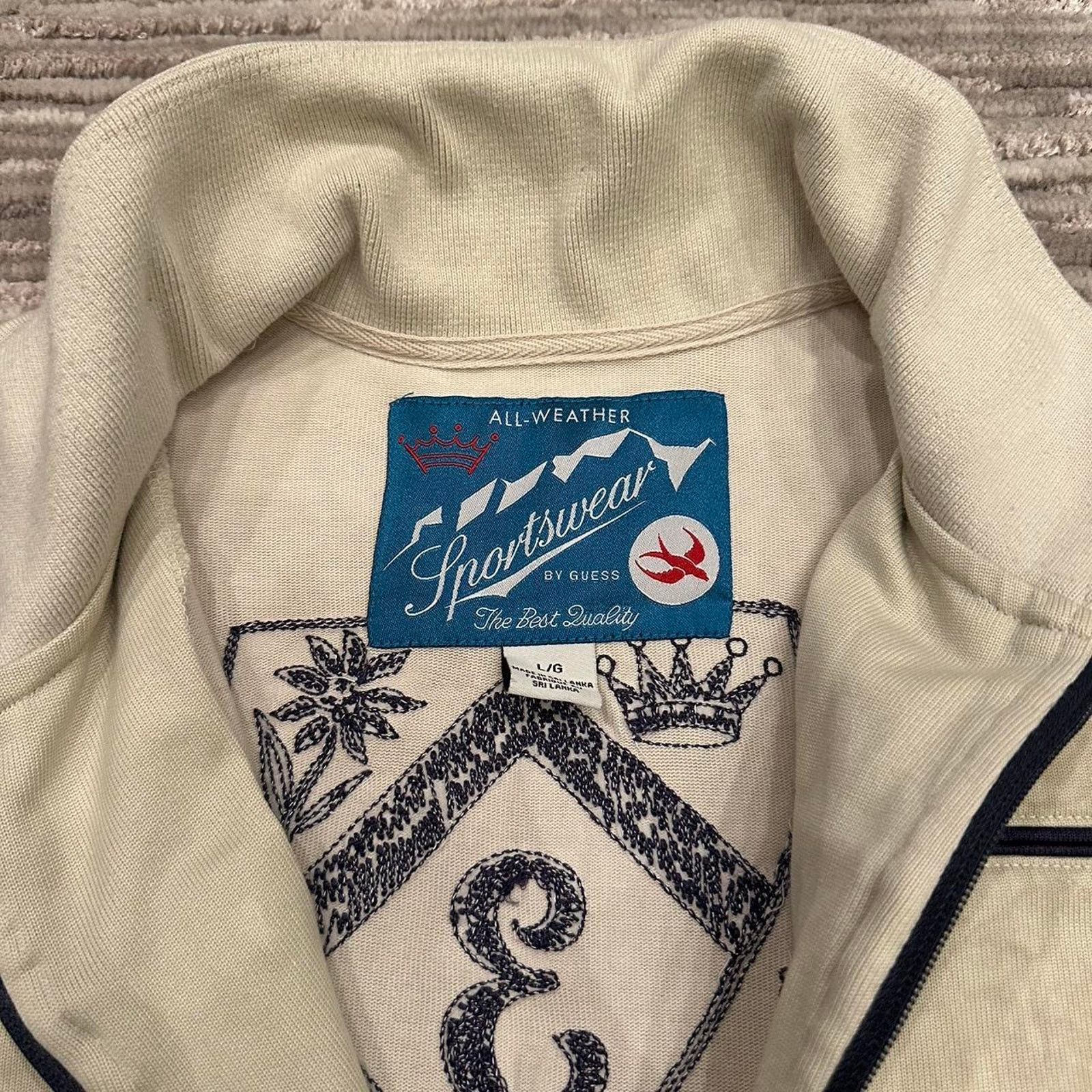 Guess Guess zip up track jacket Size US L / EU 52-54 / 3 - 5 Thumbnail