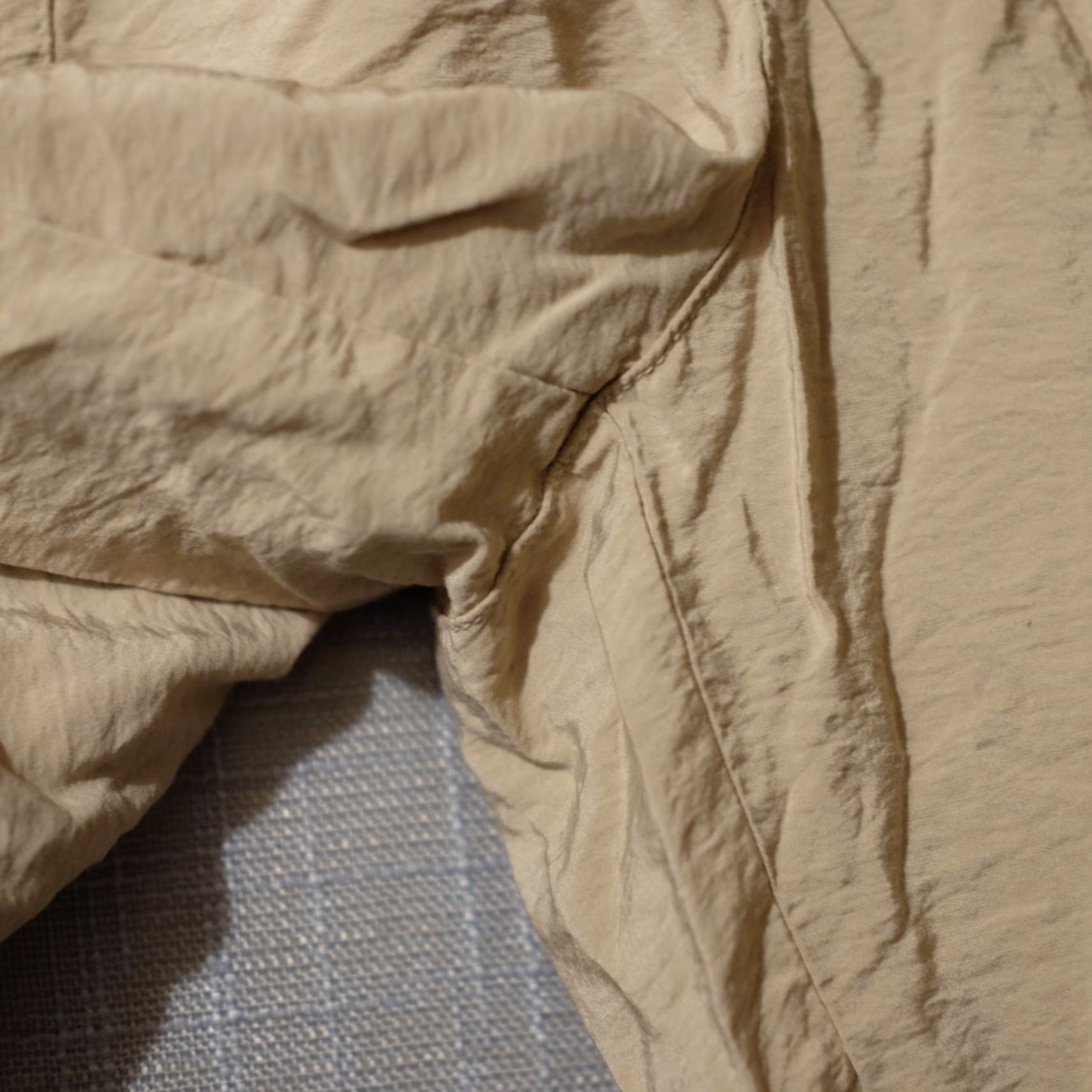 Gap GAP Cargo Pants Beige Lightweight Rayon/Nylon Womens M Tall Pants Size 32" / US 10 / IT 46 - 4 Thumbnail