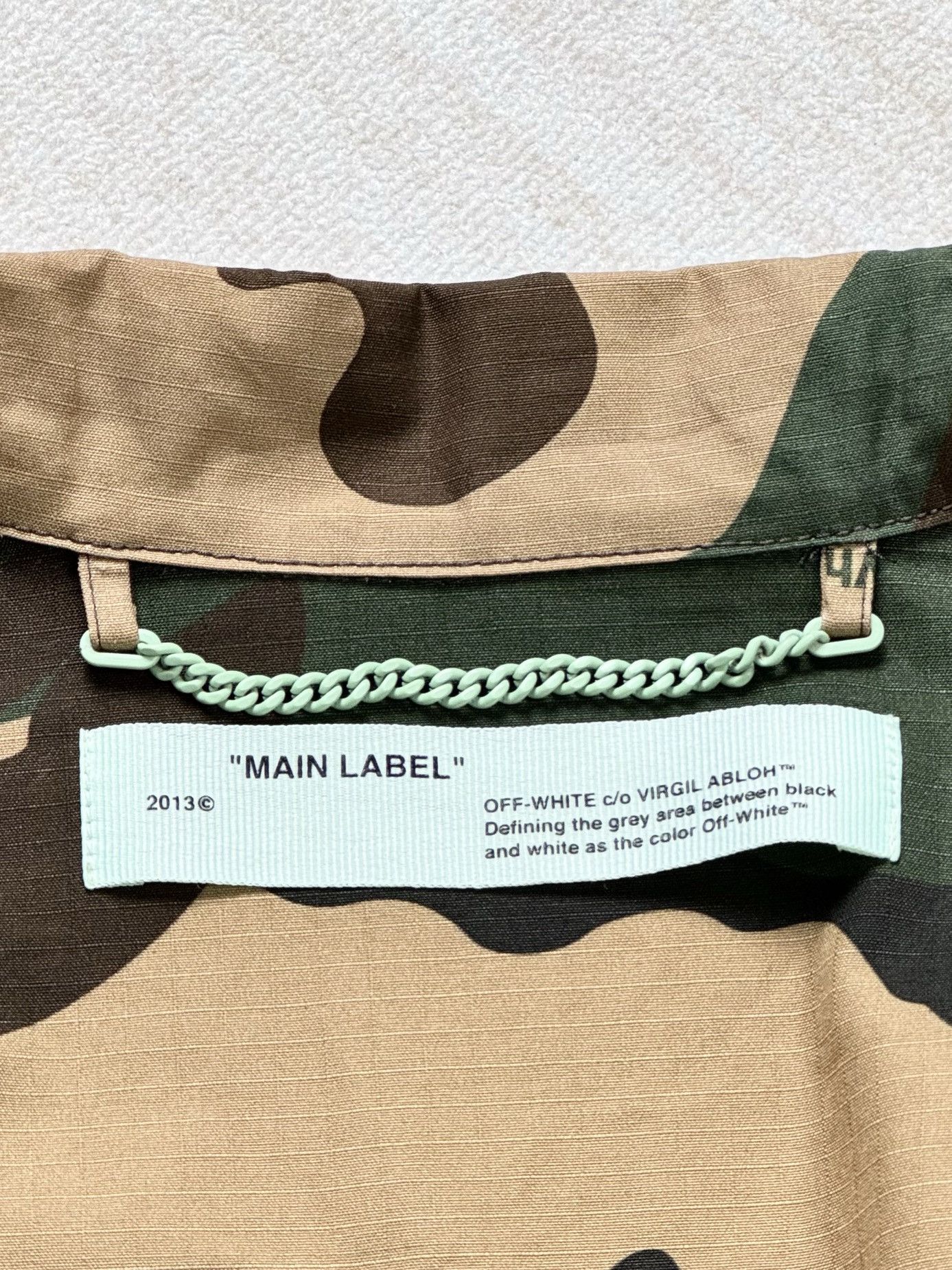 Off-White New with Tag* OFF-WHITE™ RECONSTR CAMO FIELD JACKET Size US M / EU 48-50 / 2 - 11 Thumbnail