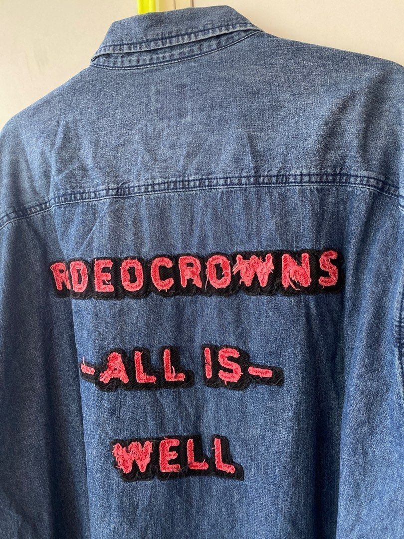 Japanese Brand RODEO CROWNS DENIM SHIRT Size US XL / EU 56 / 4 - 5 Thumbnail
