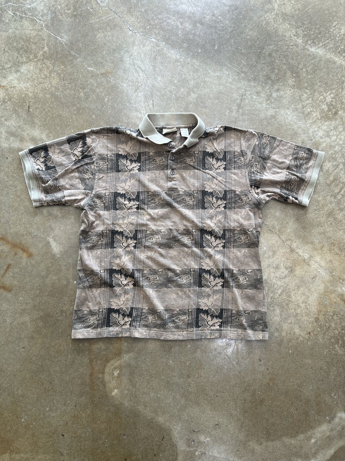 Fila × Vintage Vintage Fila Leaf Plaid Polo Collared Shirt XL Size US XL / EU 56 / 4 - 2 Thumbnail