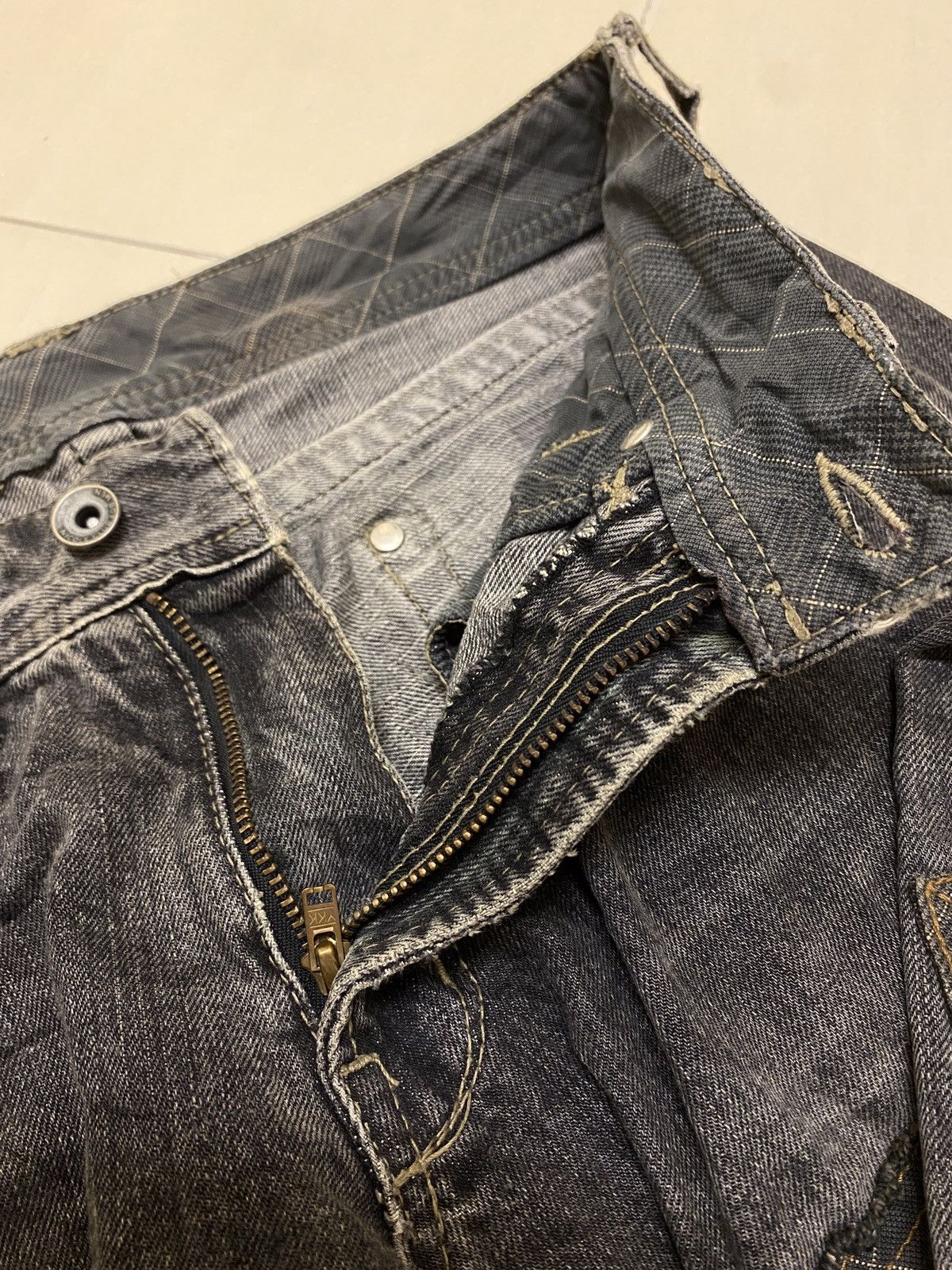 If Six Was Nine × Japanese Brand × Nicole Club Nicole Club Multipocket Cargo Bondage Jeans Size US 32 / EU 48 - 8 Thumbnail