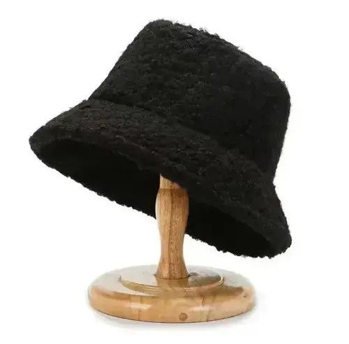 VIBE Fluffy Fashion Panama Bucket Hat Size ONE SIZE - 3 Thumbnail