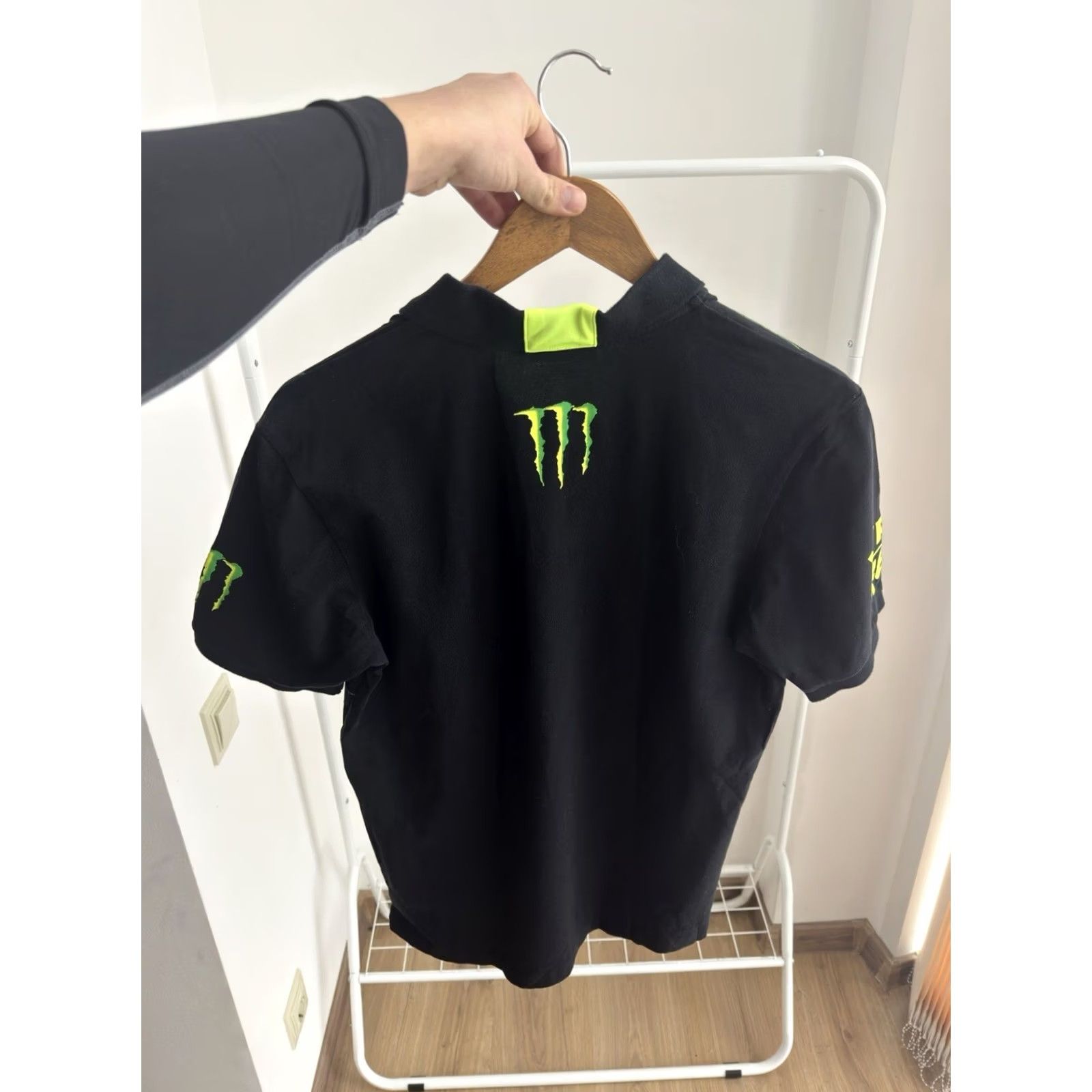 Valentino VINTAGE Monster Energy Valentino Rossi 46 Black Polo T-Shirt M Men Short Sleeve Shirt Size US M / EU 48-50 / 2 - 4 Thumbnail