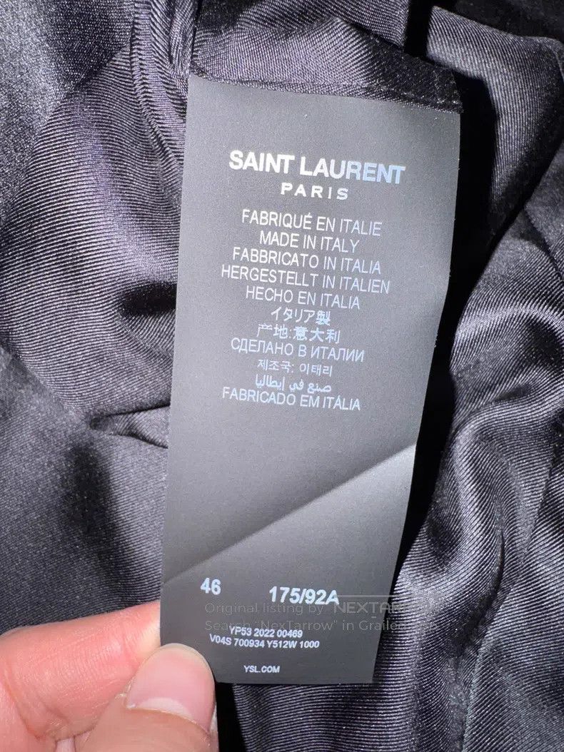 Saint Laurent Paris Saint Laurent Paris Double-breasted Smoking Suit Size US S / EU 44-46 / 1 - 5 Thumbnail