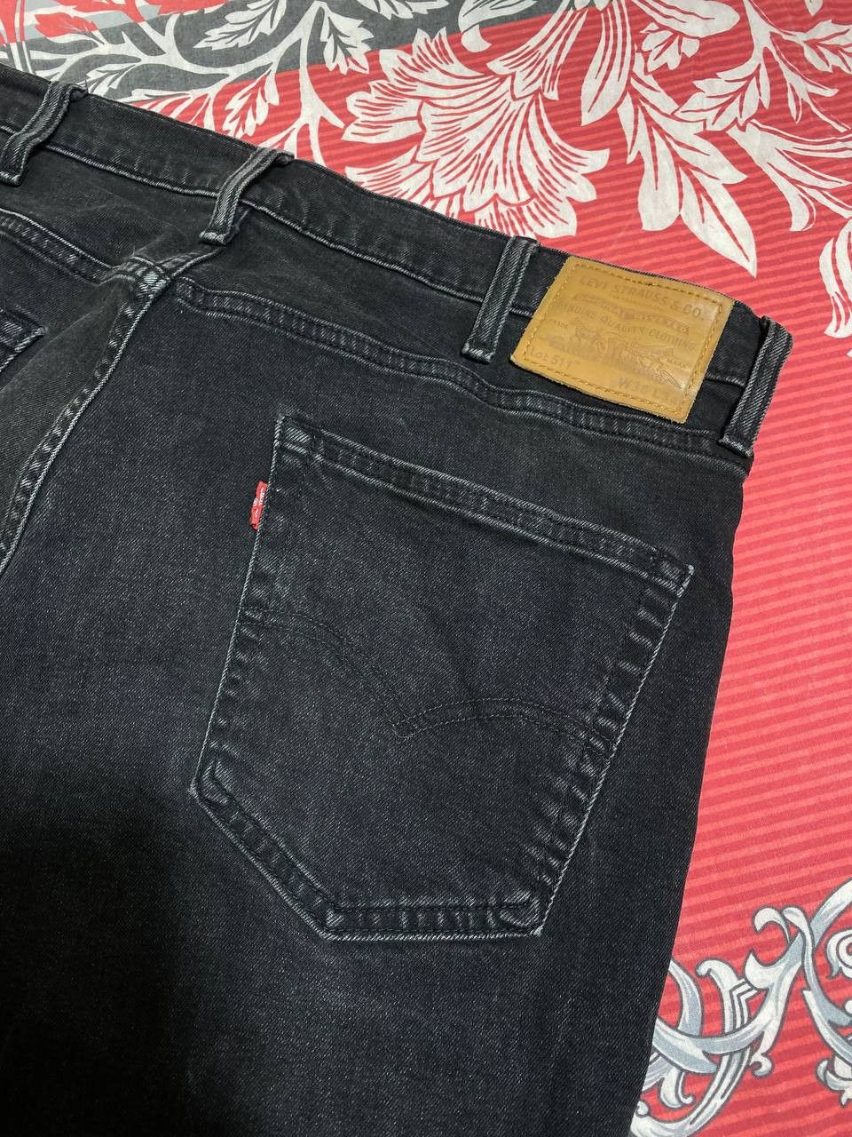 Levi's × Vintage Vintage Levis Jeans 511 Straight Medium Wash 90s Size US 34 / EU 50 - 3 Thumbnail