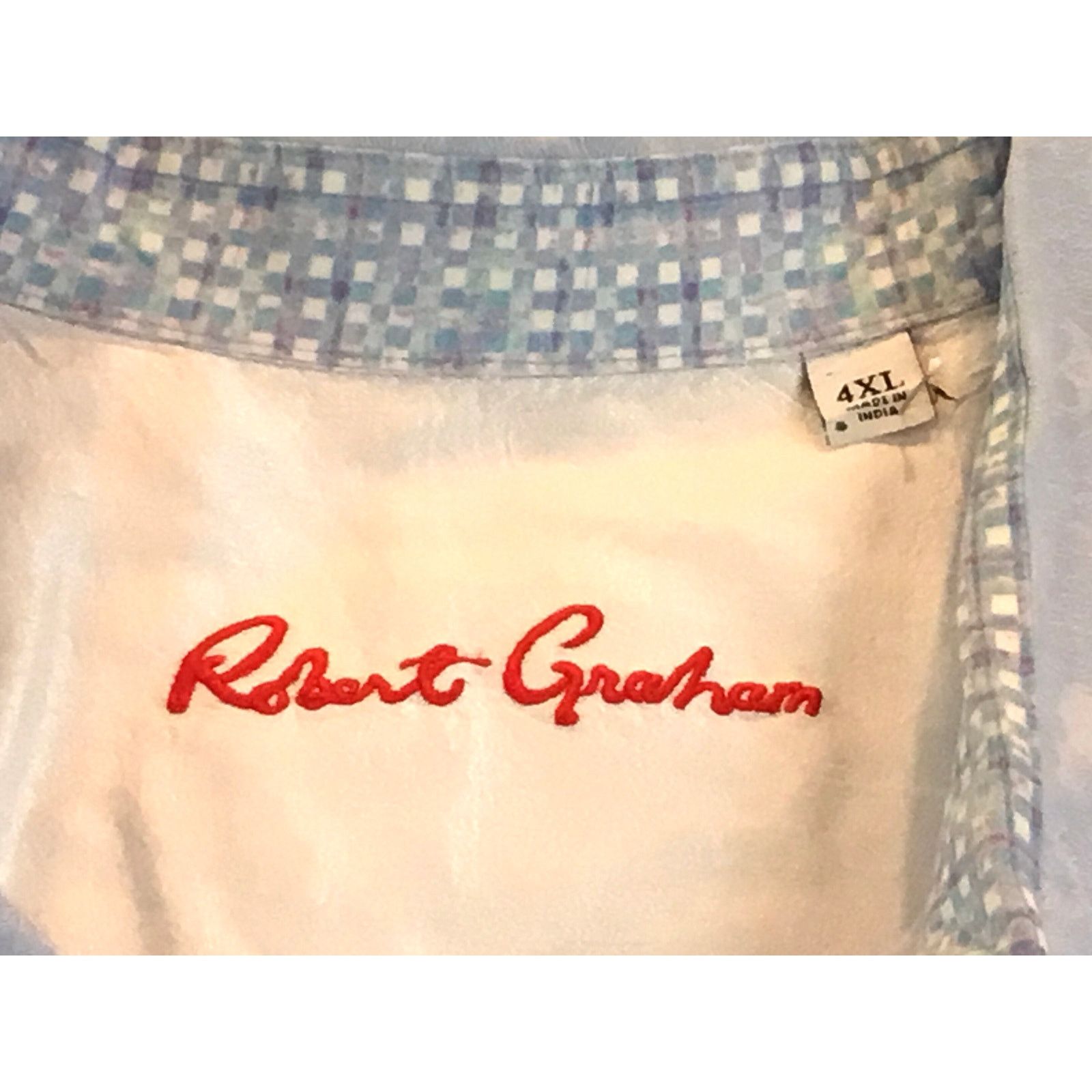 Robert Graham Robert Graham 4XL Blue Shirt Skulls Short Sleeve 4XLarge Size US XXL / EU 58 / 5 - 2 Thumbnail