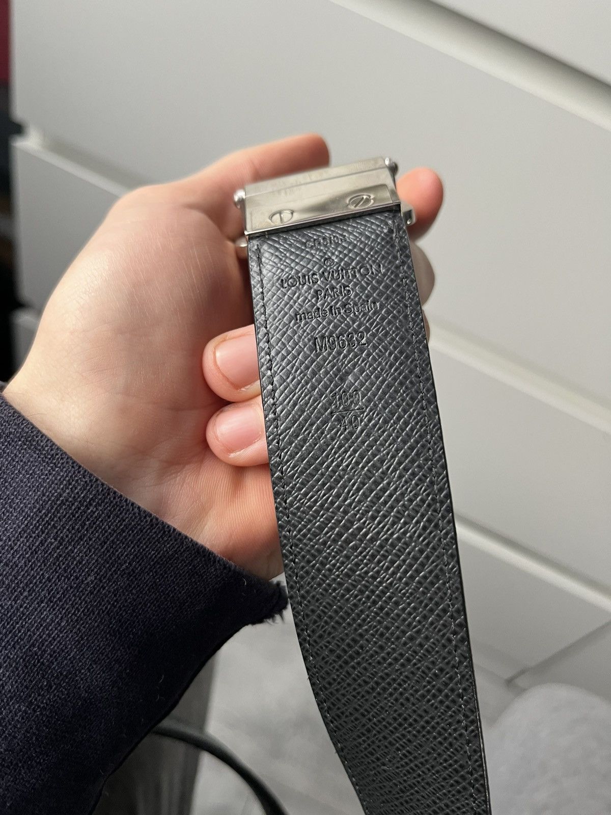 Louis Vuitton Louis Vuitton black belt Size 40 - 4 Thumbnail