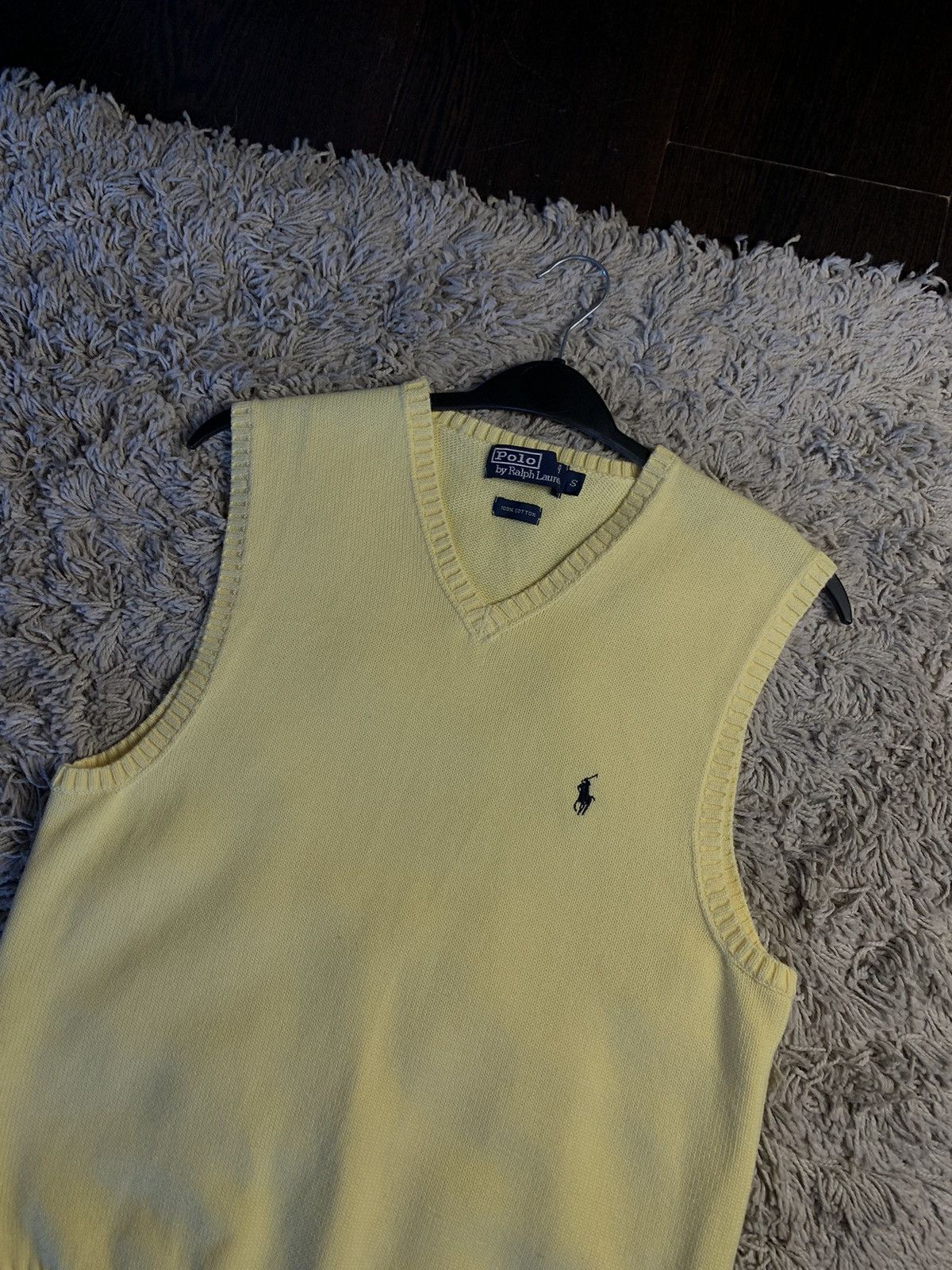 Polo Ralph Lauren × Ralph Lauren × Vintage Vintage Polo Ralph Lauren yellow Vest Size US S / EU 44-46 / 1 - 2 Thumbnail