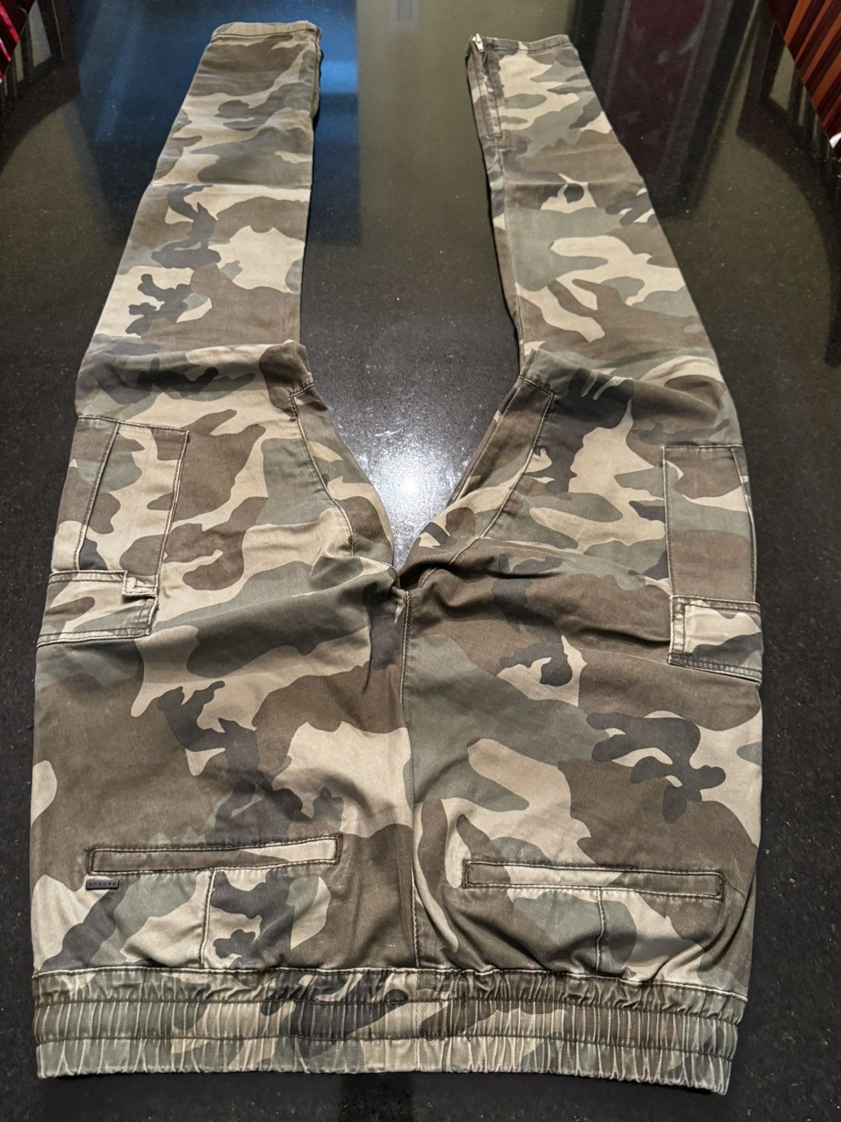 Pacsun Pacsun Camo Cargo pants slim ankle zips Size US 31 - 8 Thumbnail