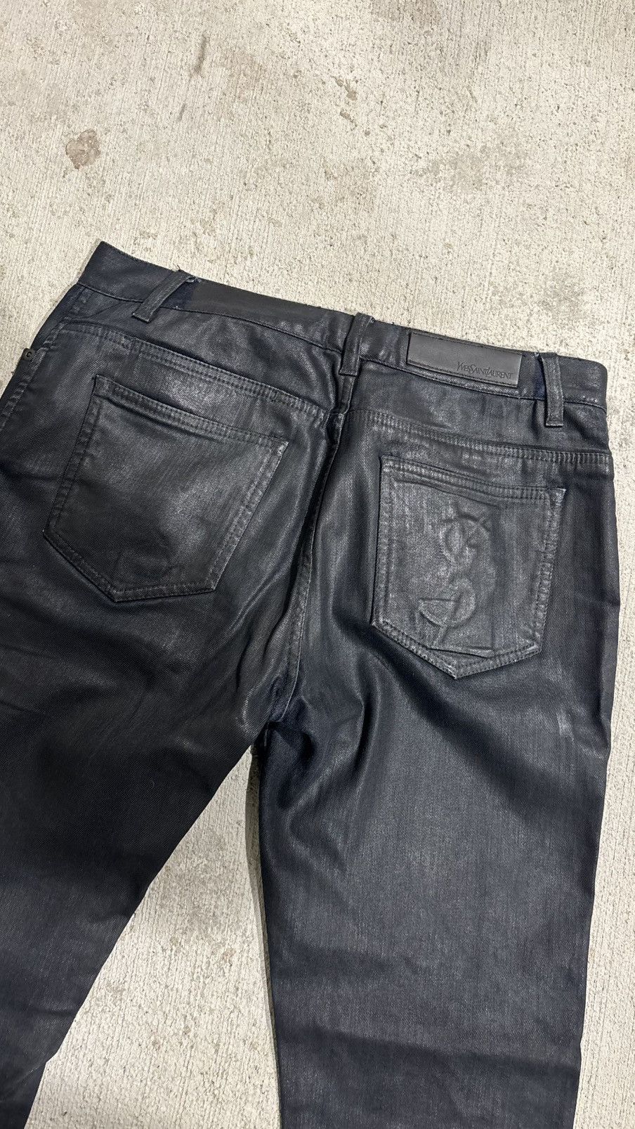 Yves Saint Laurent Vintage Yves Saint Laurent Coated Denim Size US 32 / EU 48 - 4 Thumbnail