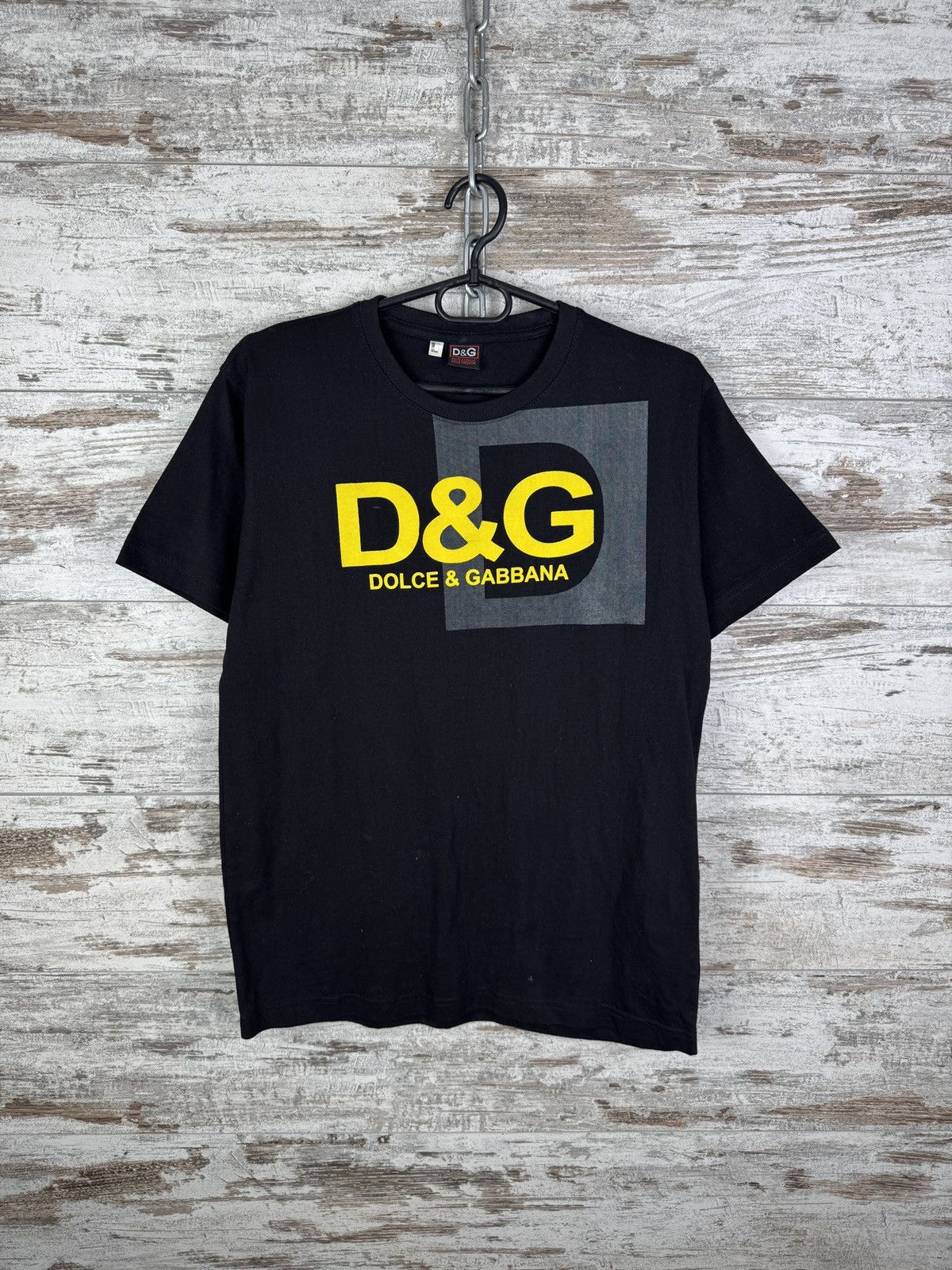Dolce & Gabbana Mens Vintage Dolce & Gabbana t-shirt tee luxury black Size US L / EU 52-54 / 3 - 2 Thumbnail