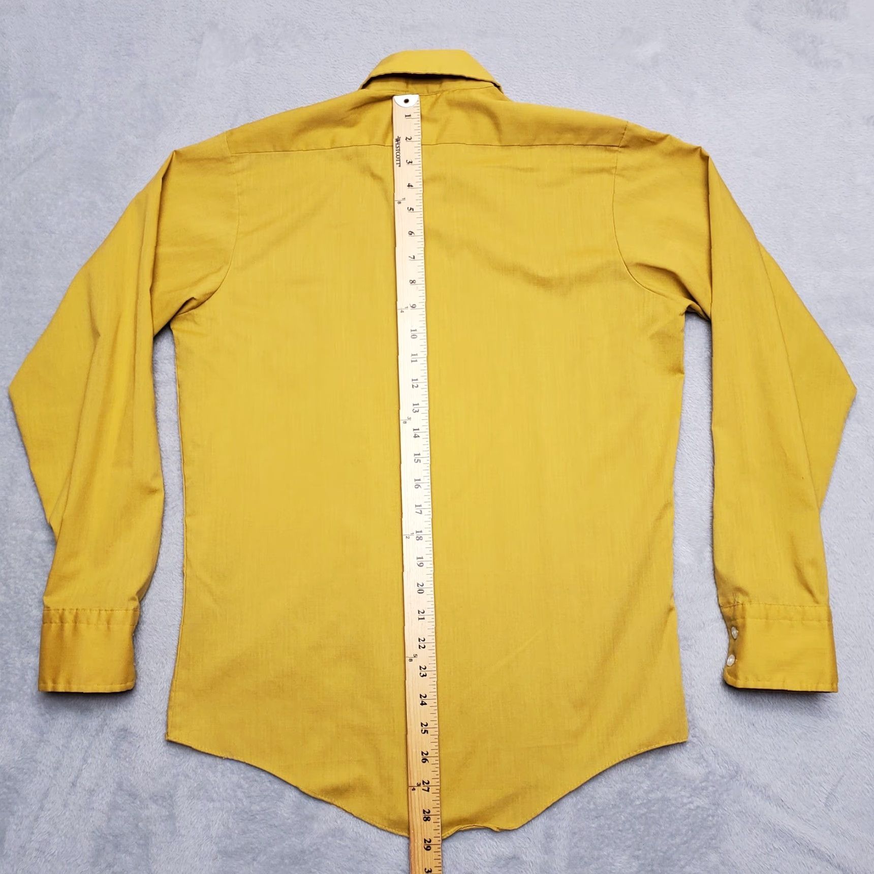 Vintage VINTAGE Durable Press Shirt Mens 14.5 Gold No Iron Button Long Sleeve Dad Casual Size US M / EU 48-50 / 2 - 7 Thumbnail