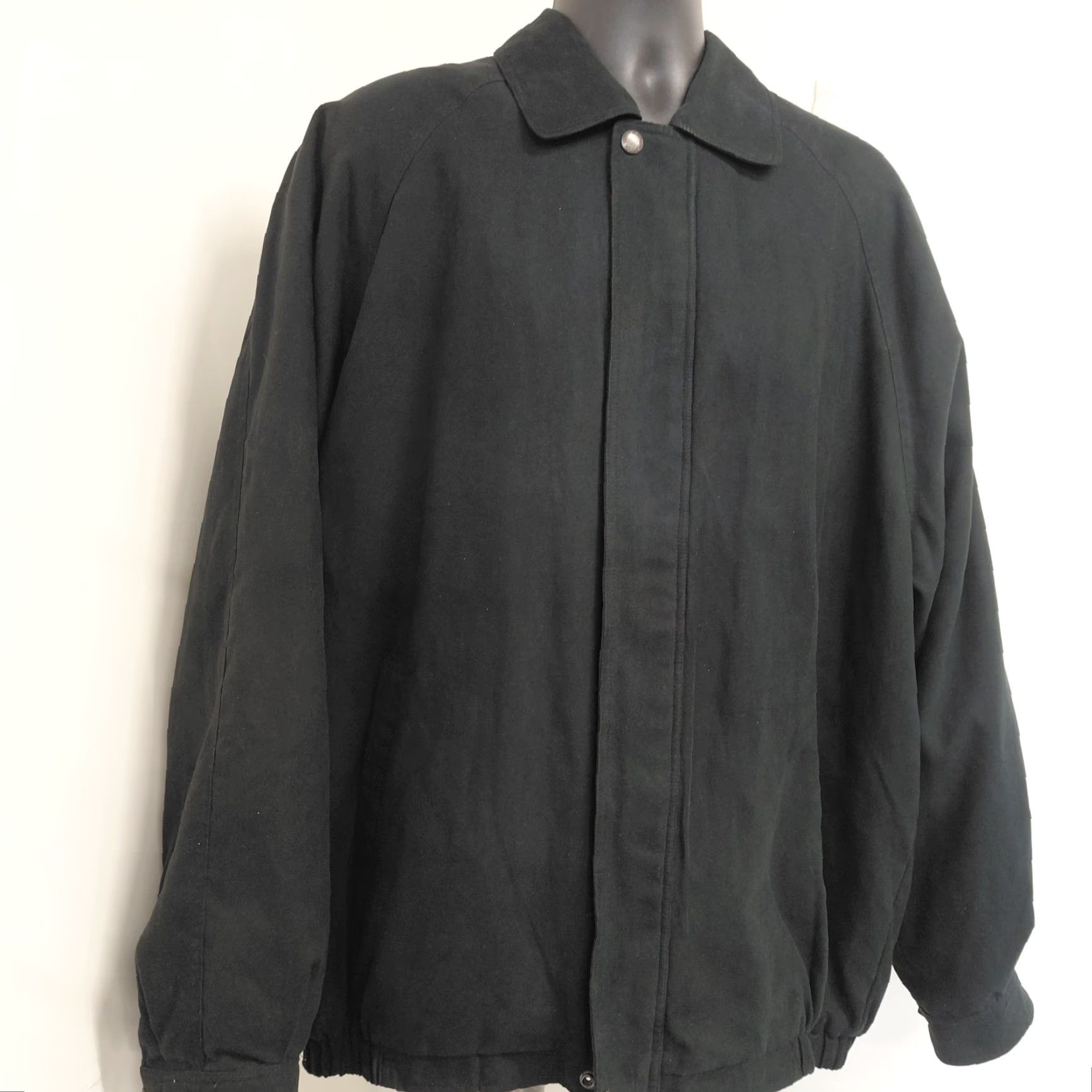 Vintage Trust USA Coat Jacket Mens 2XL Black Soft Shell Overcoat Quilted Lined Warm Size US XXL / EU 58 / 5 - 3 Thumbnail