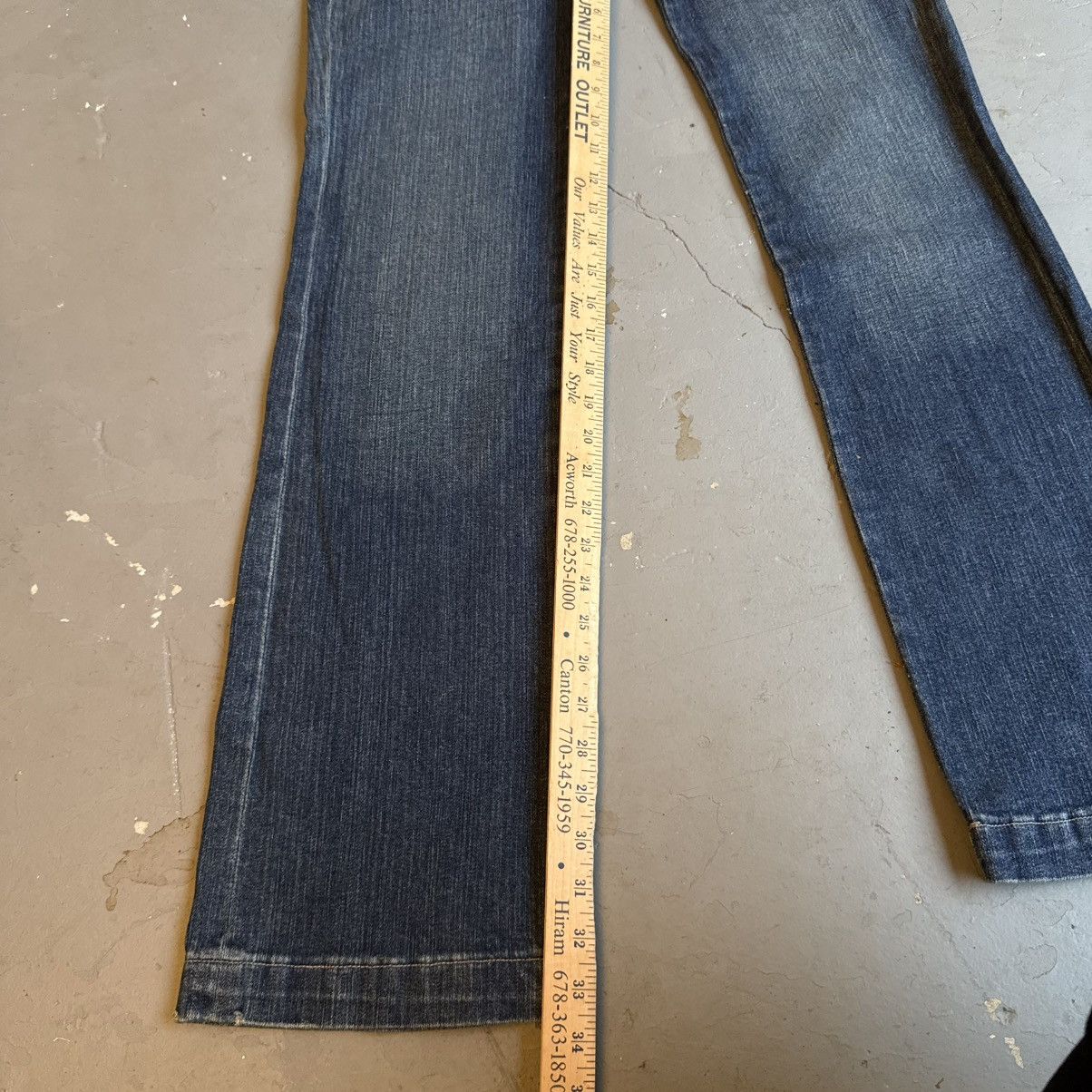 Miss Me Vintage Apple Bottoms Embroidered Y2K Jeans RARE Flowers Size 30" / US 8 / IT 44 - 6 Thumbnail