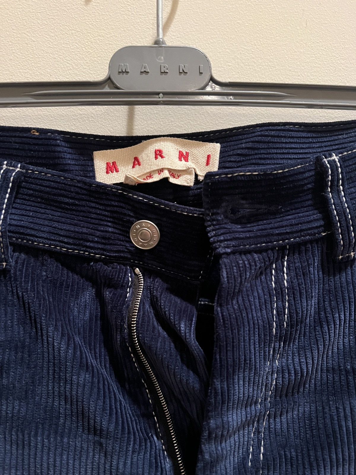 Marni Marni royal blue wide wale cords size 44 Size US 28 / EU 44 - 4 Thumbnail