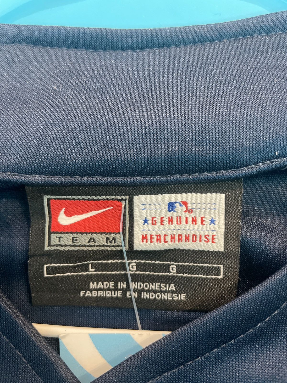 Nike Nike Atlanta Braves Navy MLB Jersey Size US L / EU 52-54 / 3 - 7 Thumbnail