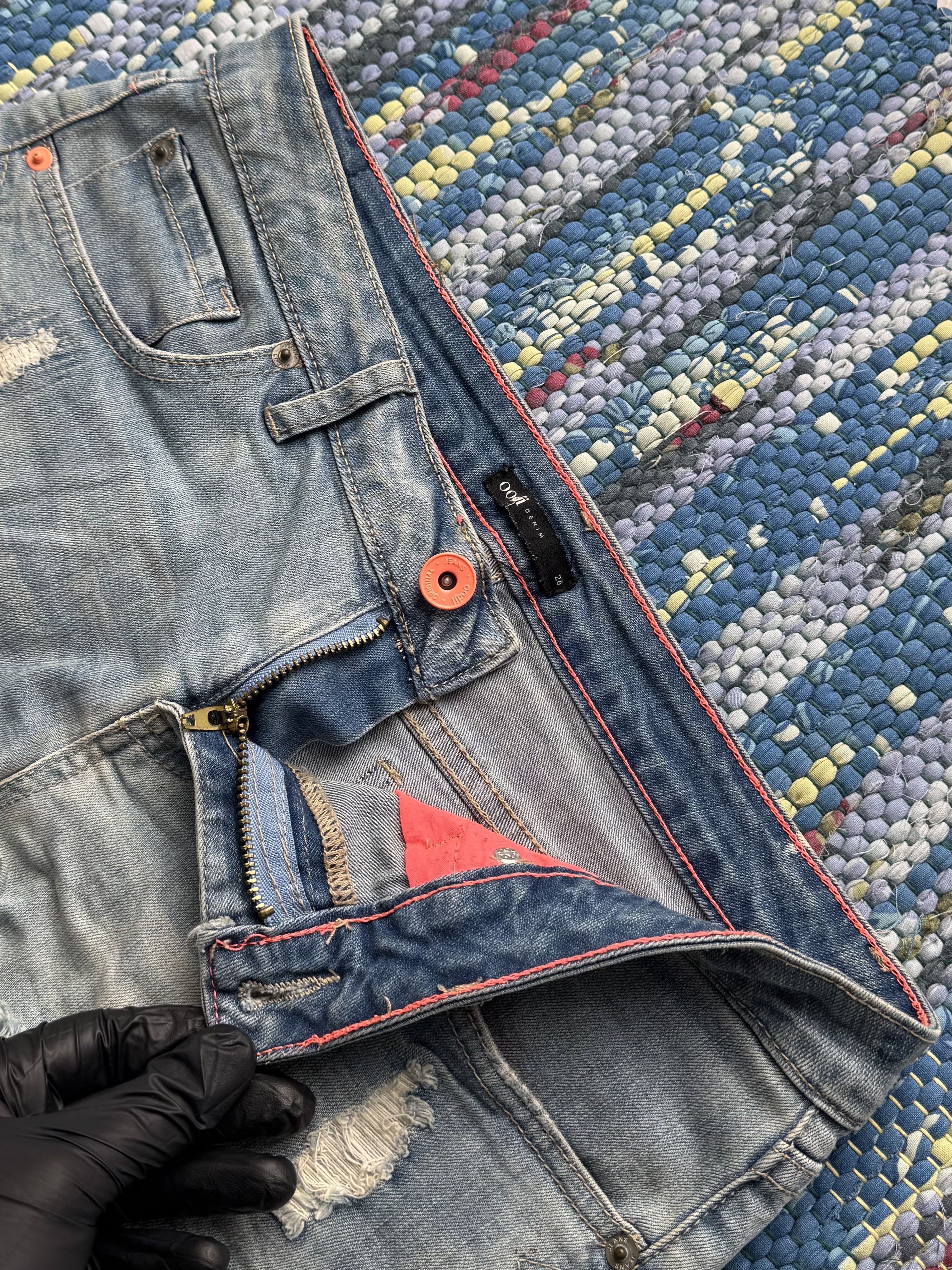 Vintage Vintage Denim Mini Shorts D15 Size 30" / US 8 / IT 44 - 3 Thumbnail