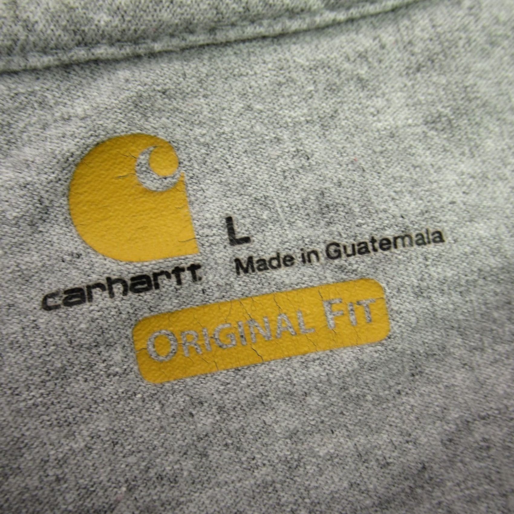 Carhartt Carhartt Shirt Mens Large Short Sleeve Crew Neck Gray Outdoors Original Fit Size US L / EU 52-54 / 3 - 3 Thumbnail